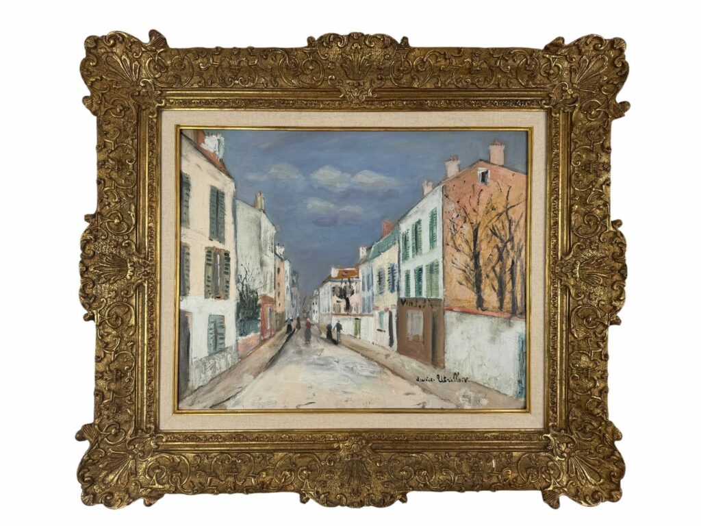 Maurice UTRILLO (1883-1955), Rue à Montmartre, vers 1912. Estimation 50 000 / 100 000€