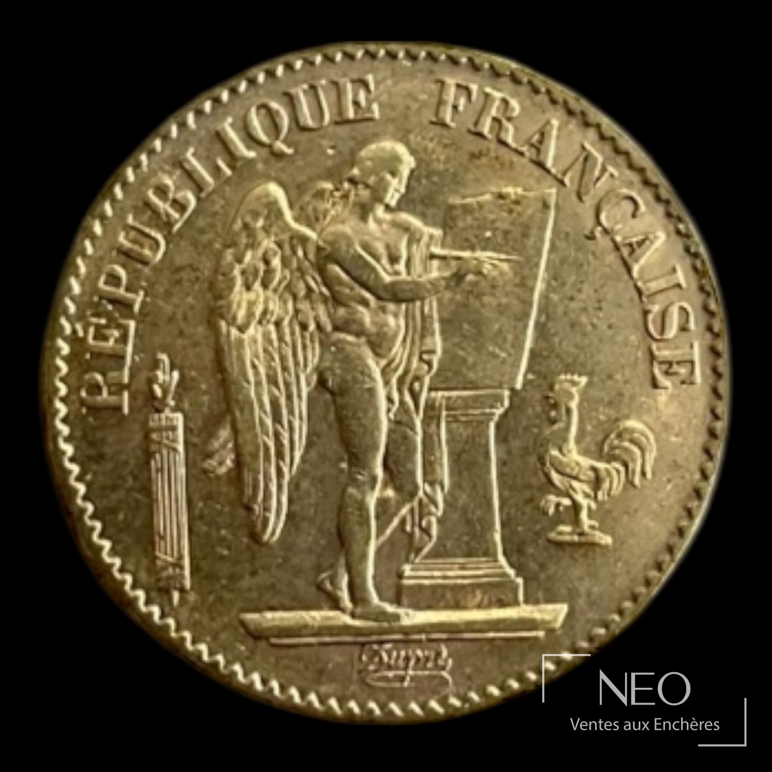 Pièce de 20 francs Génie ailé 1878 A Paris