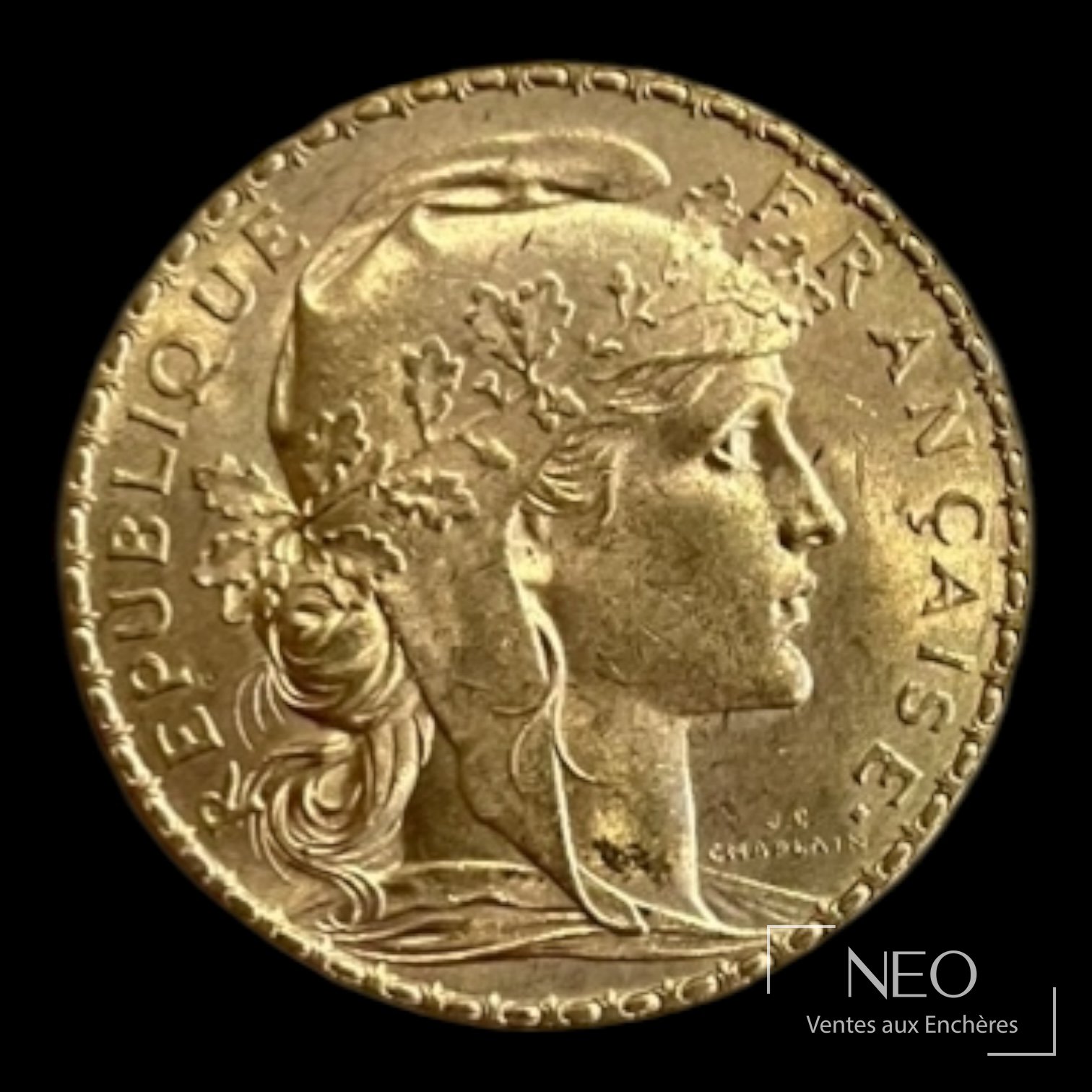 20 francs Marianne au coq, 1911