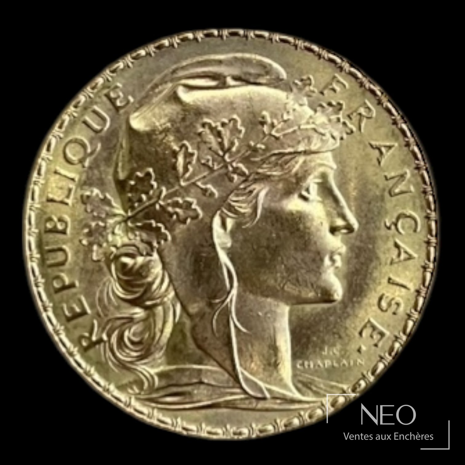 20 francs Marianne au coq 1914