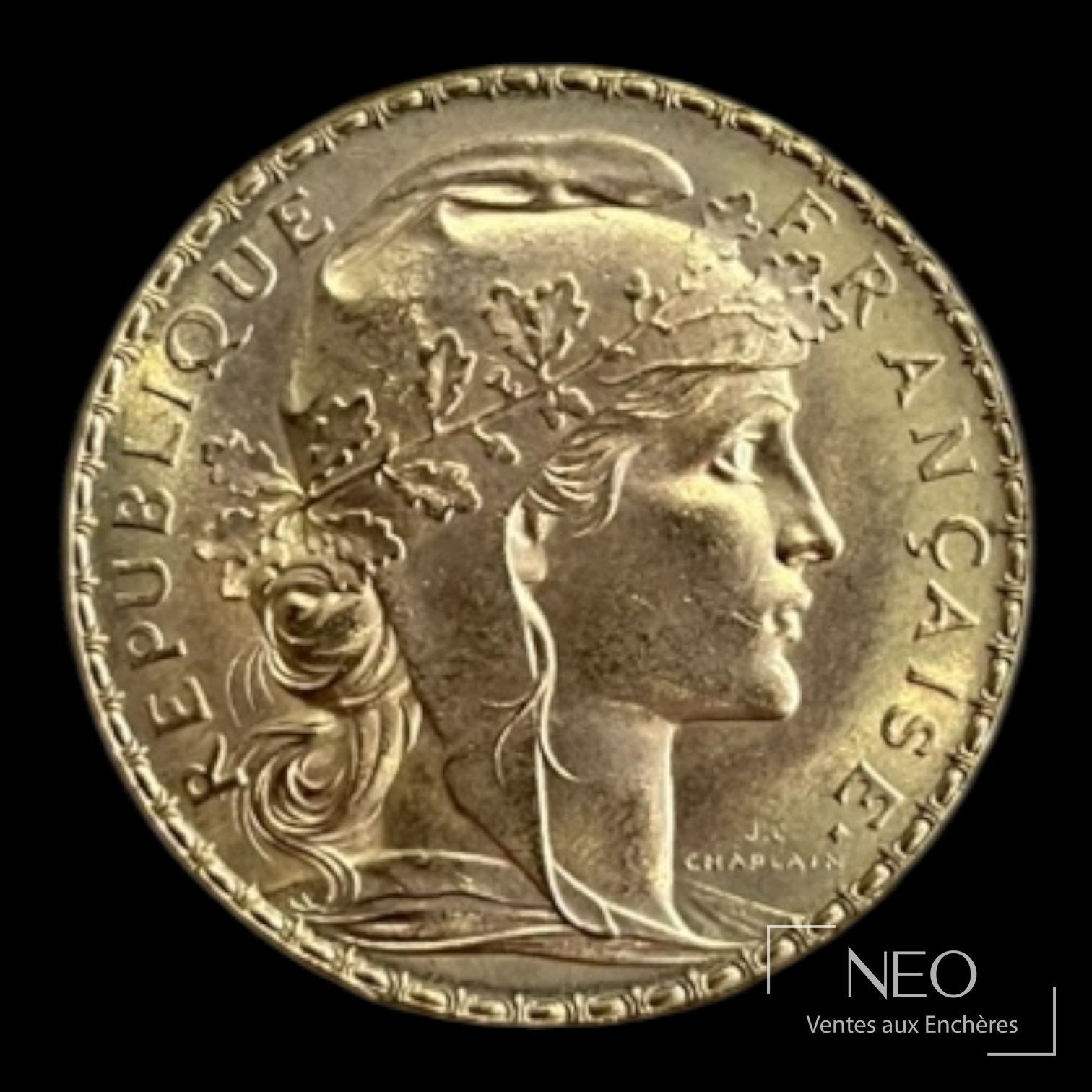 20 francs Marianne au coq 1914