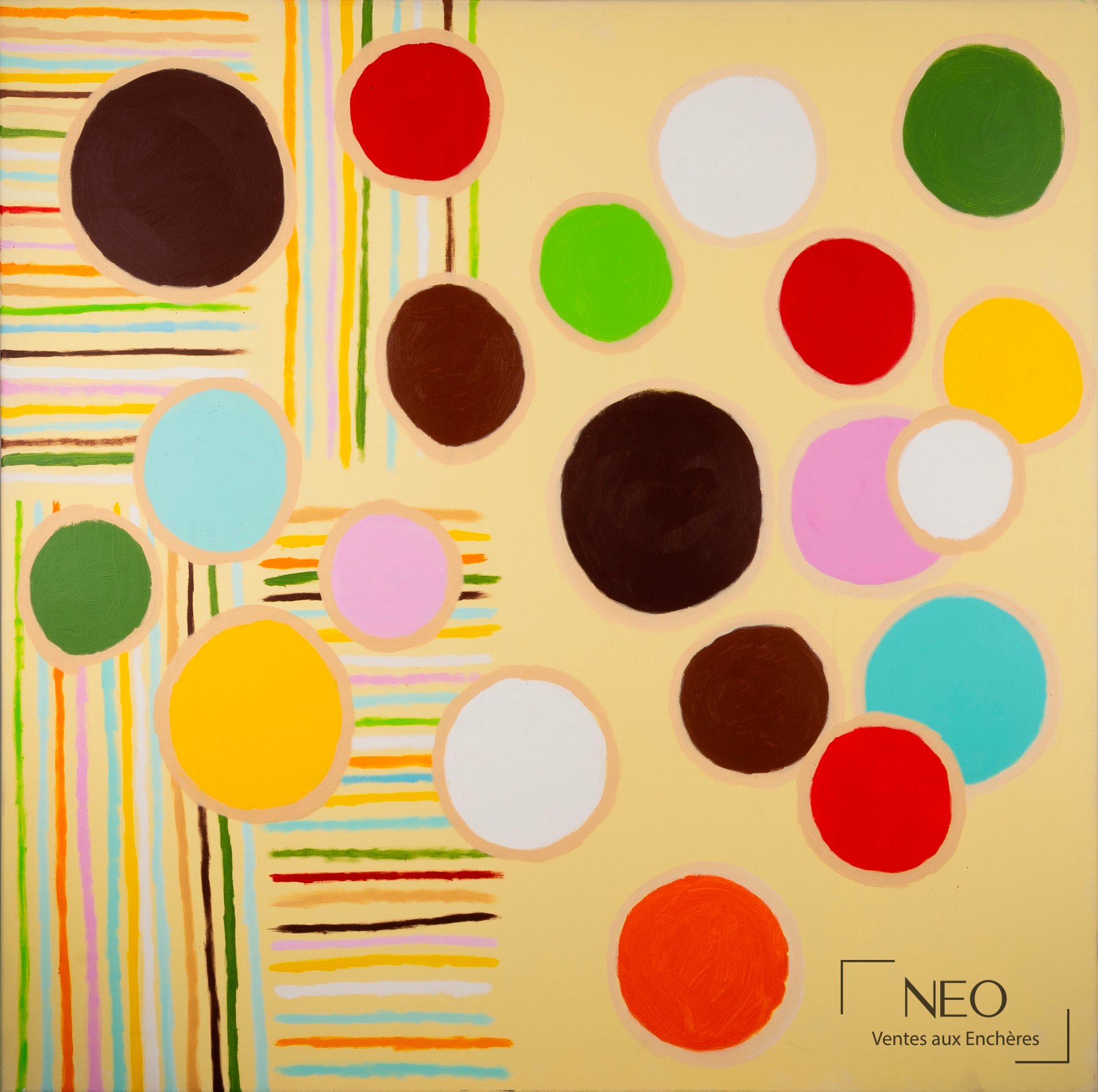 Alberto CONT Punti, huile sur toile, 2004
