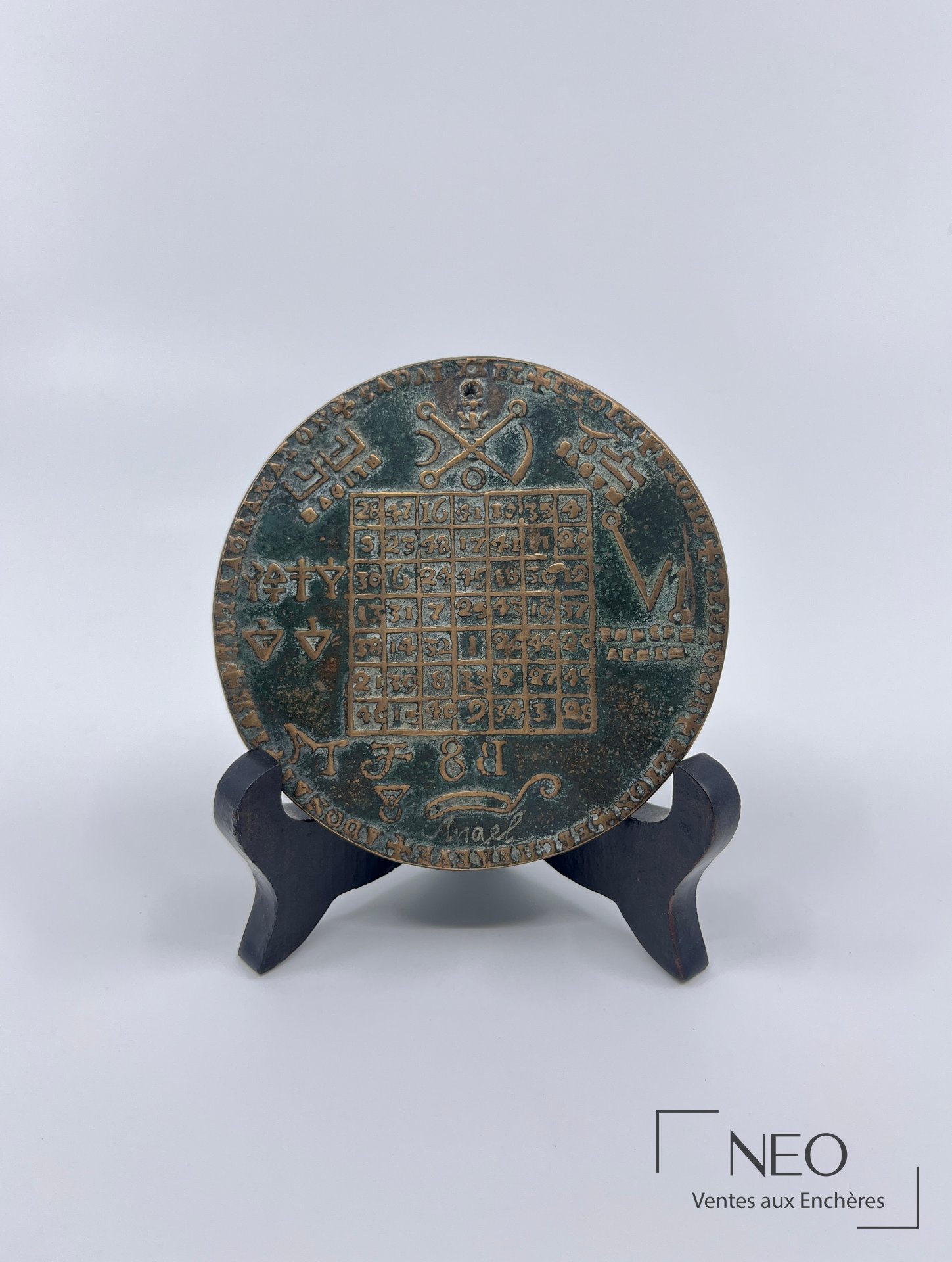 André Breton attribué à Carré de Vénus, médaille en bronze