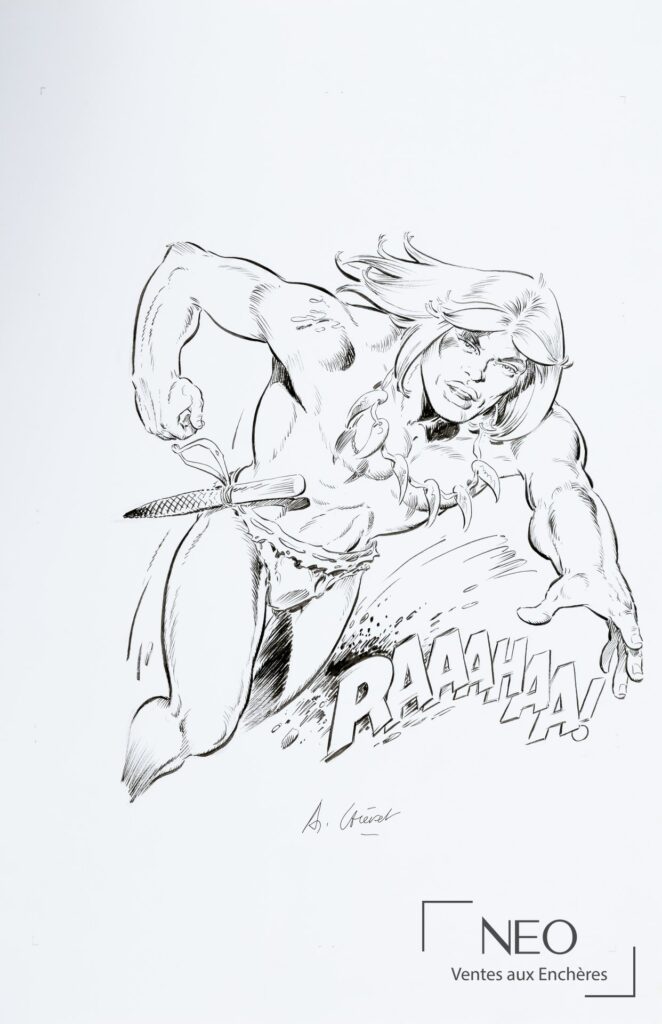 Illustration de Rahan courant