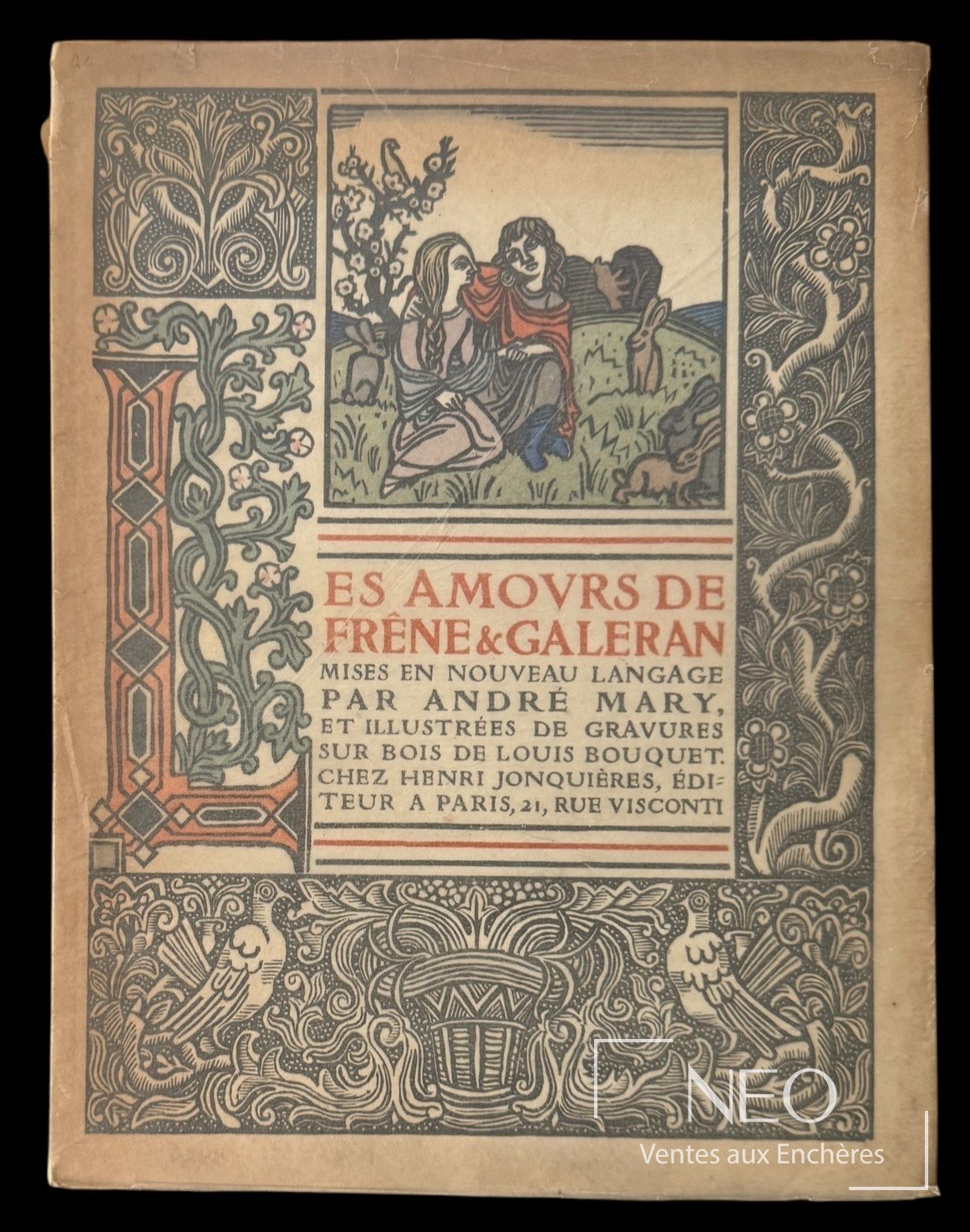 Couverture illustrée de Les Amours de Frêne & Galeran
