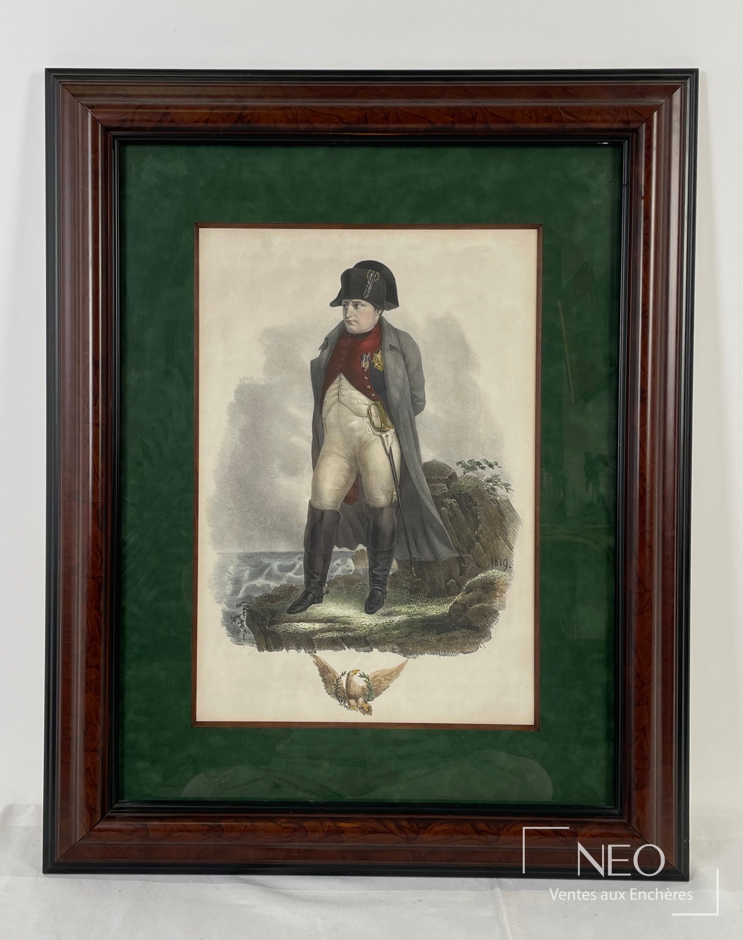 D&rsquo;après Antoine Maurin, Portrait de Napoléon 1er à Sainte-Hélène