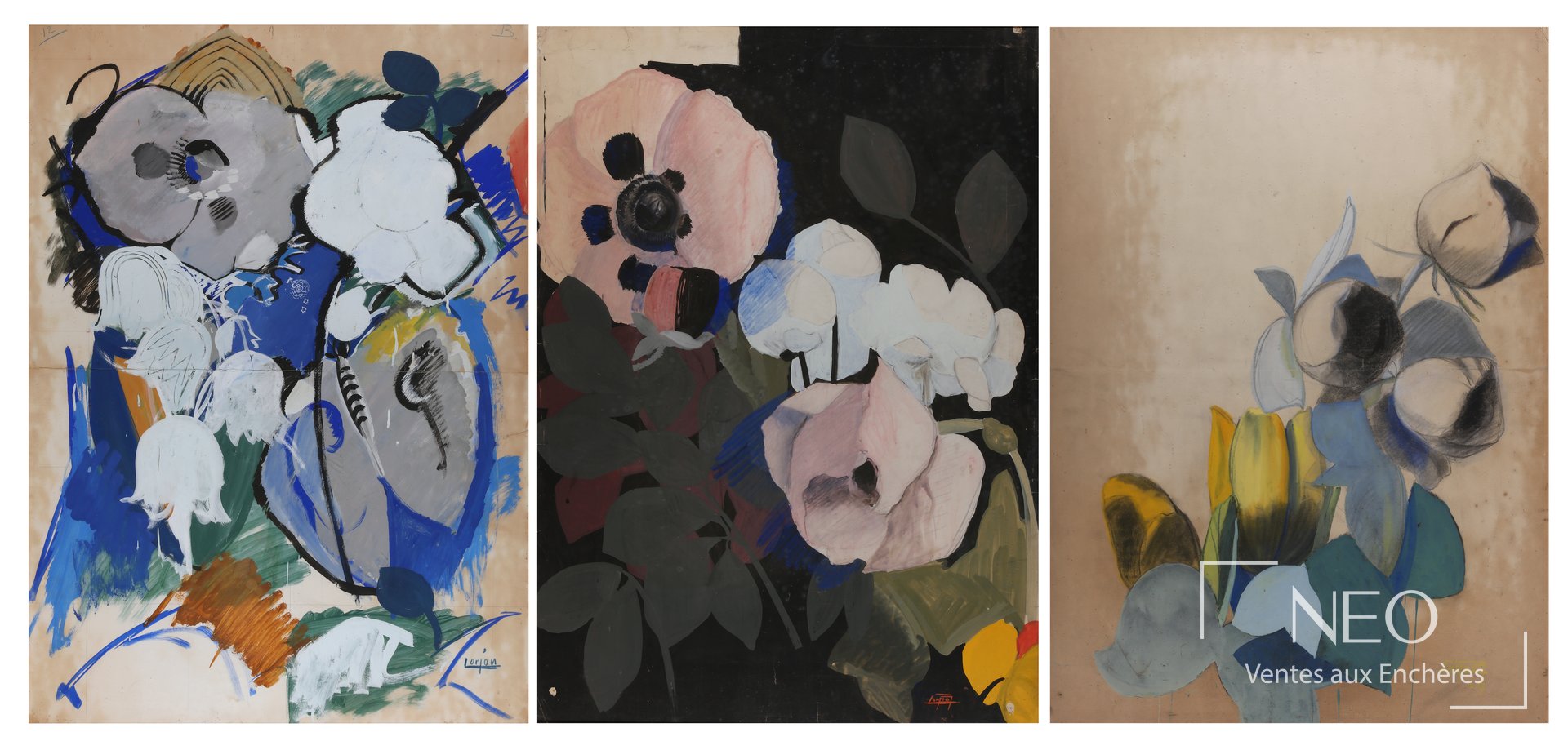 Triptyque de Bernard Lorjou
