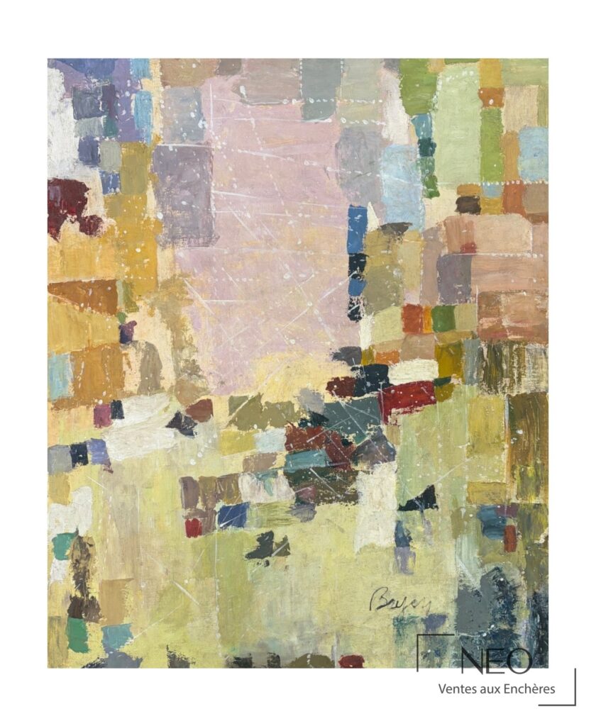 Aquarelle colorée de Blanche Odin représentant des gentianes bleues en composition florale