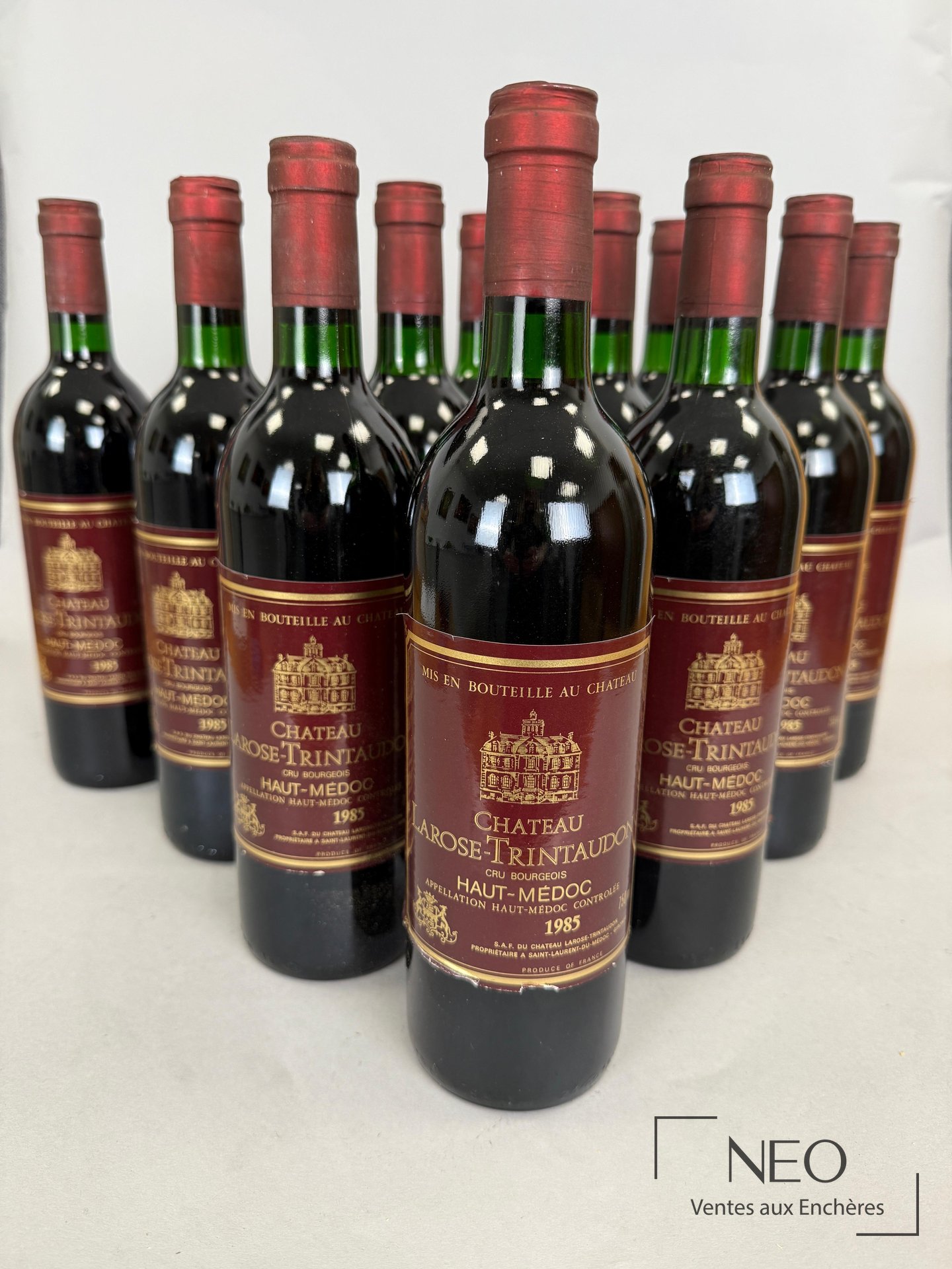 Caisse de 12 bouteilles Château Larose-Trintaudon 1985