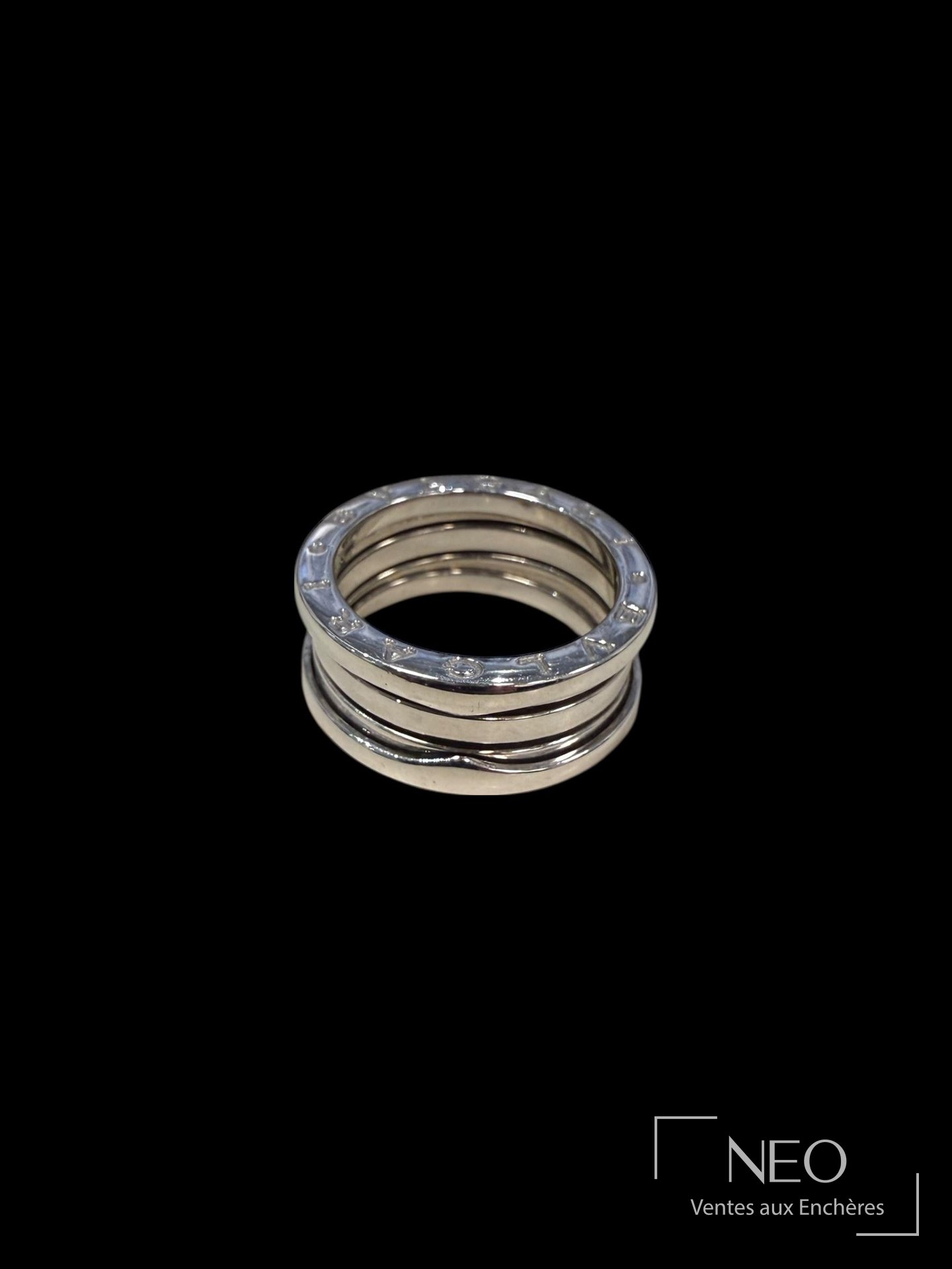 Bulgari B.zero1 bague en or gris 18 carats