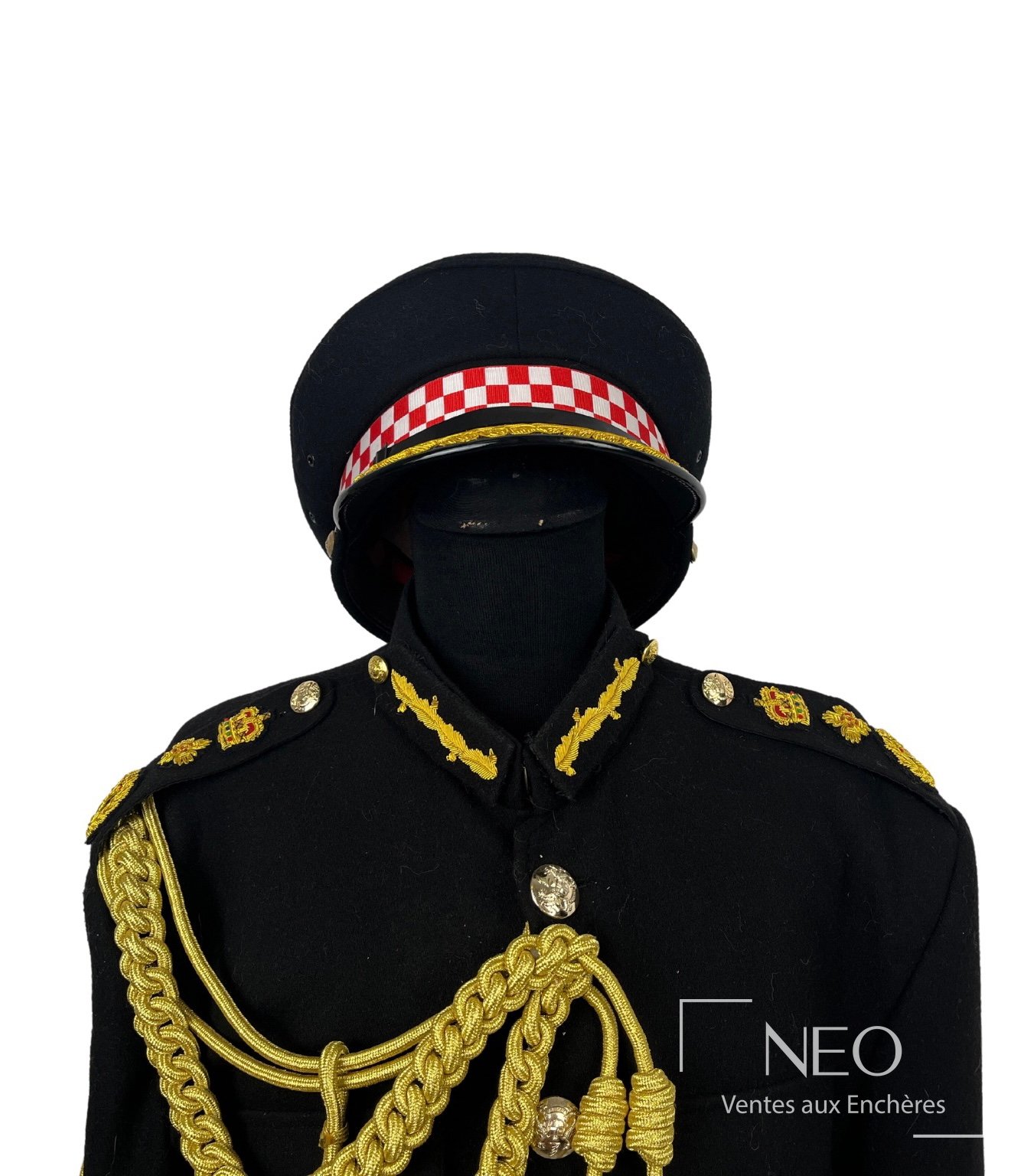 Buste d’officier supérieur de la police britannique, fabrication moderne