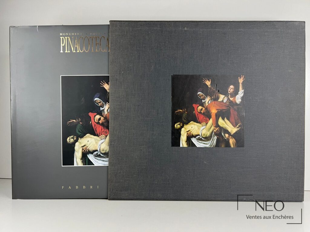 Couverture et coffret illustré de Pinacoteca vaticana de Roberto Caravaggi