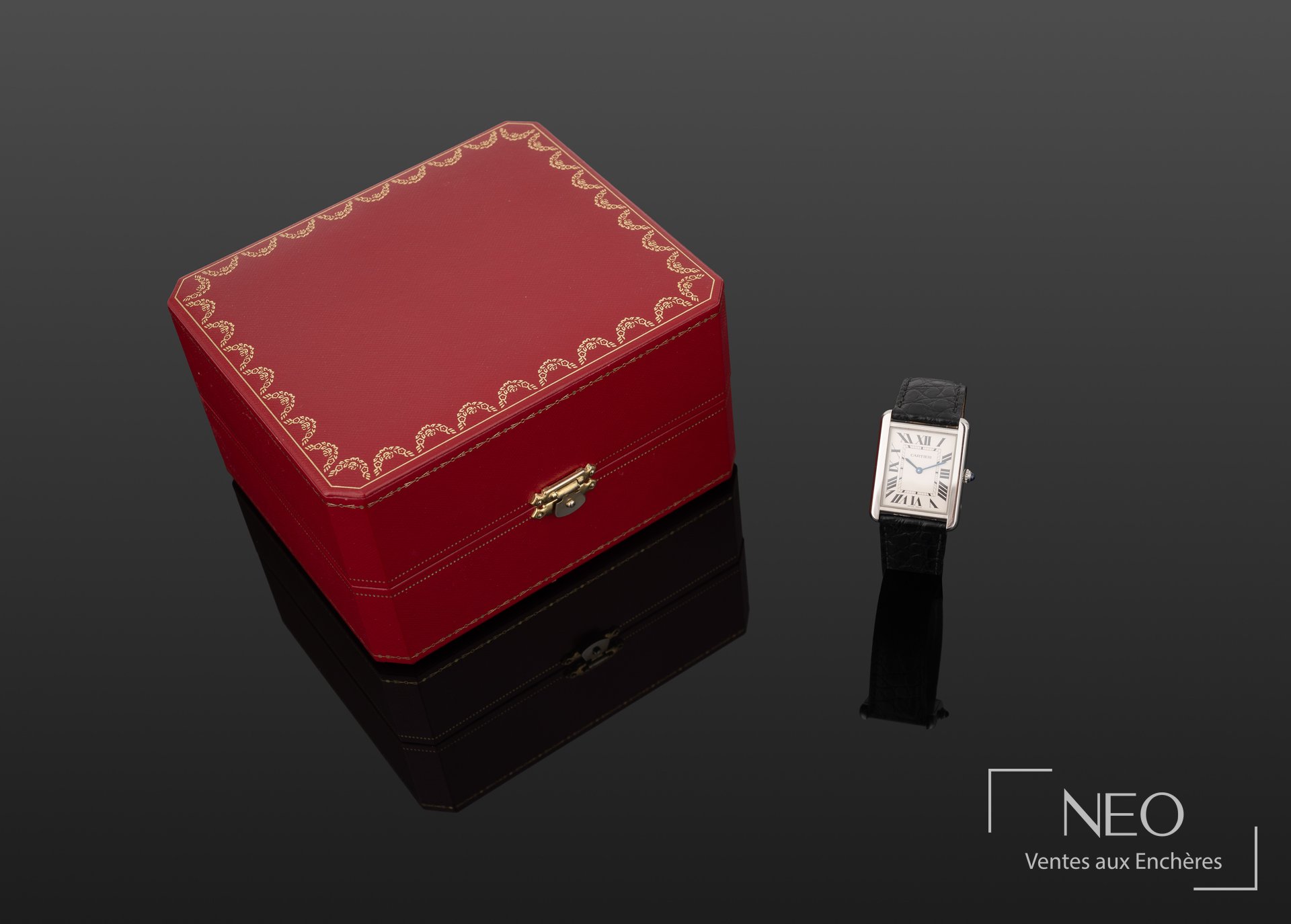 Cartier Tank Solo référence 3169 montre de ville en acier