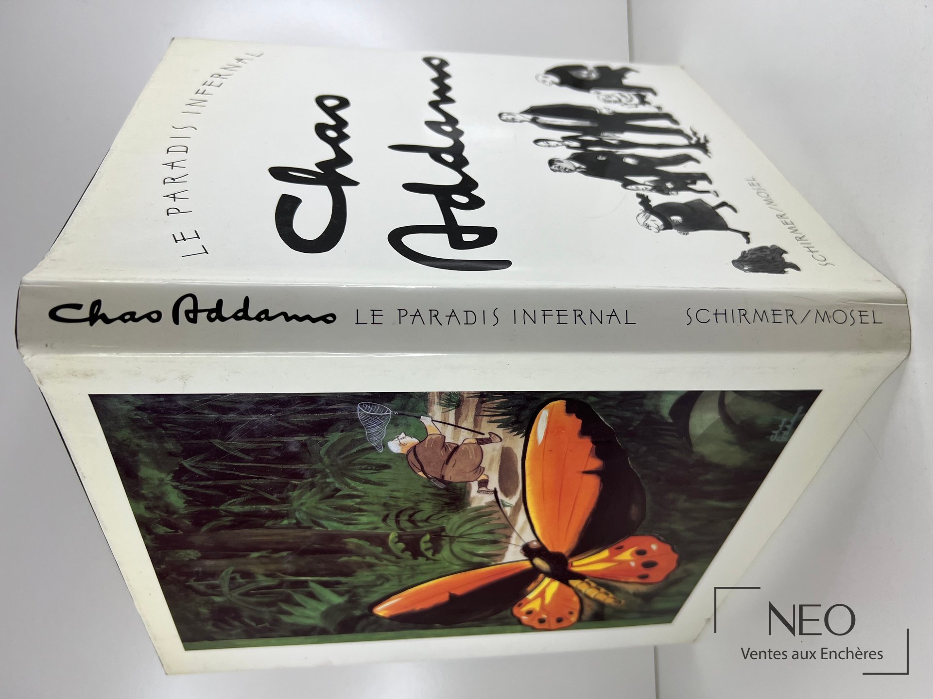 Couverture illustrée du livre Le Paradis infernal de Charles Samuel Addams