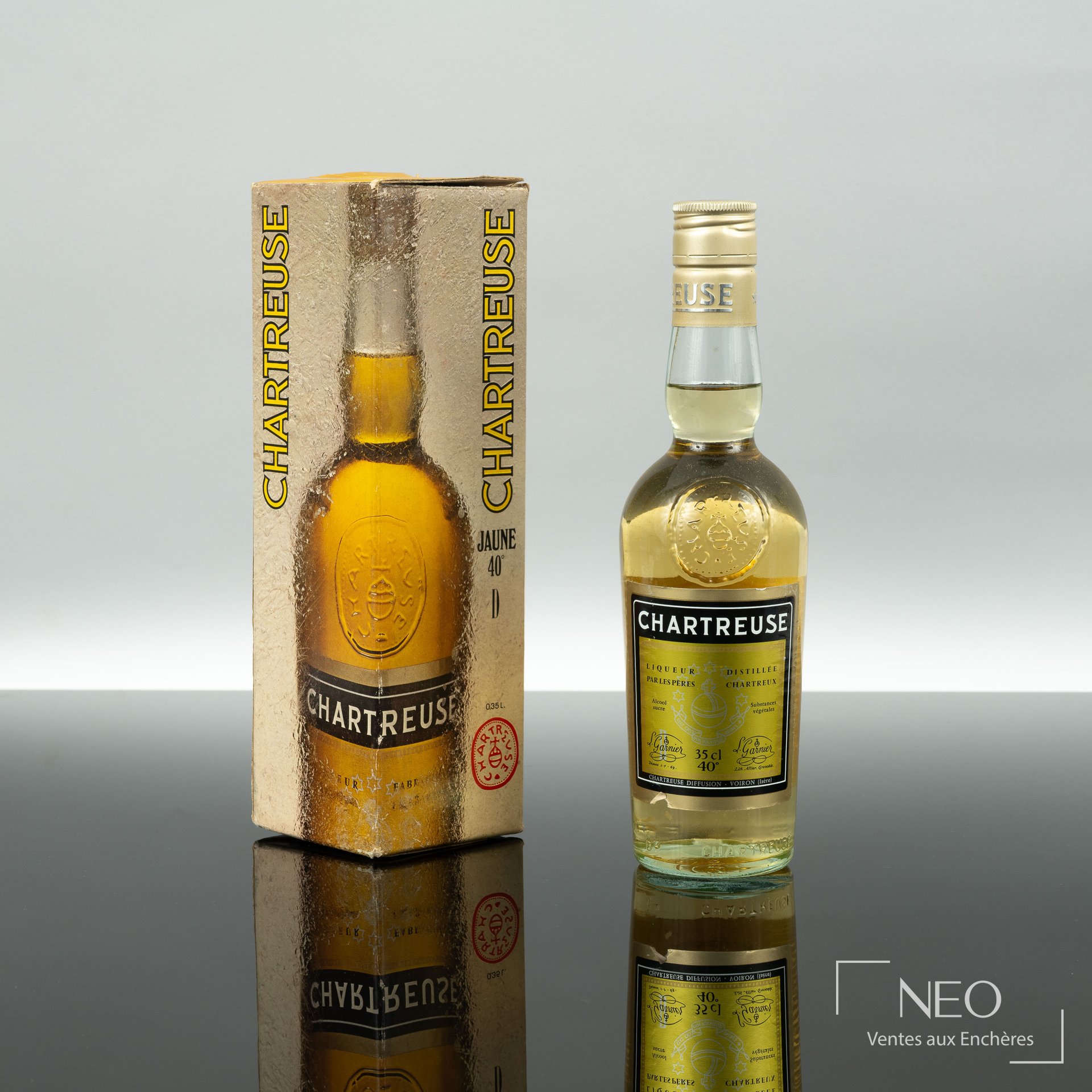 Chartreuse Jaune, demi-bouteille 35 cl, 1975-1982, Voiron