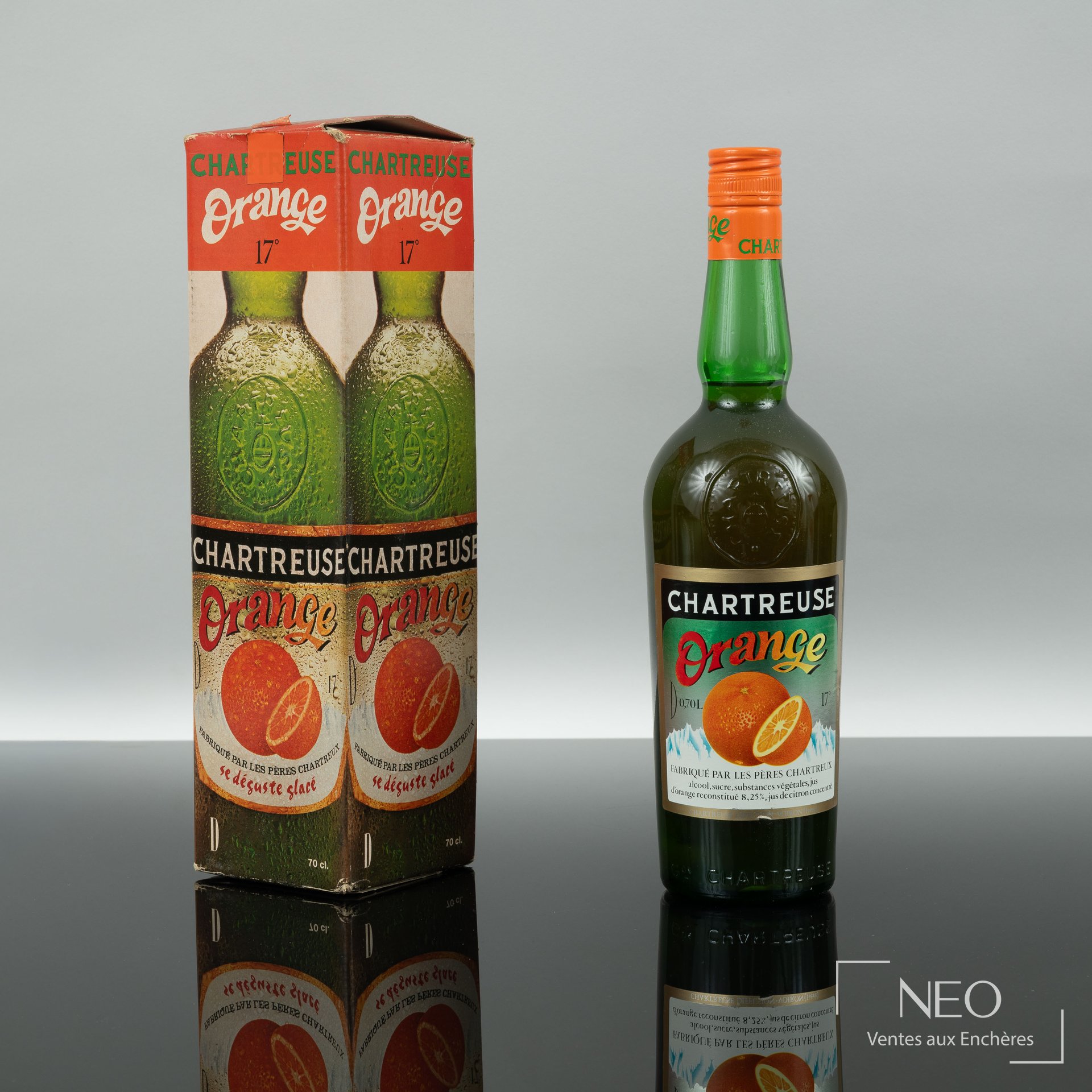 Chartreuse Orange Voiron, 1 bouteille en étui