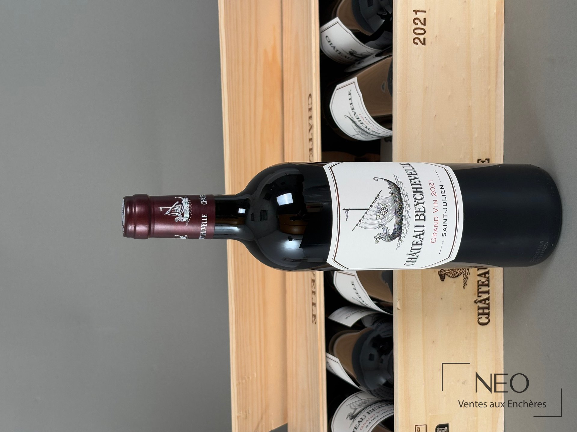 Château Beychevelle 2021, coffret de 6 bouteilles, Saint-Julien