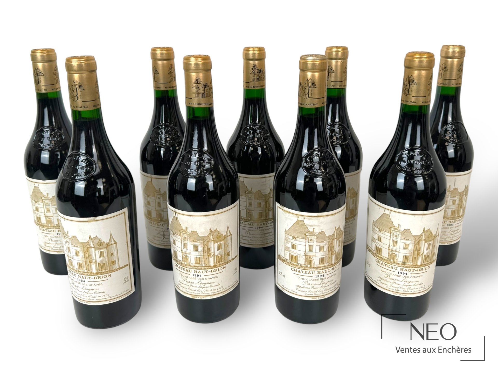 9 bouteilles Château Haut-Brion 1994, Pessac-Léognan