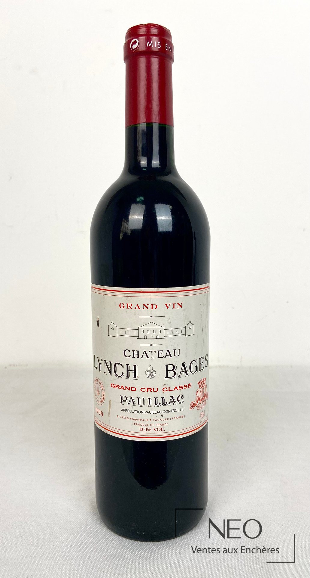 Bouteille de Château Lynch Bages Pauillac 1999