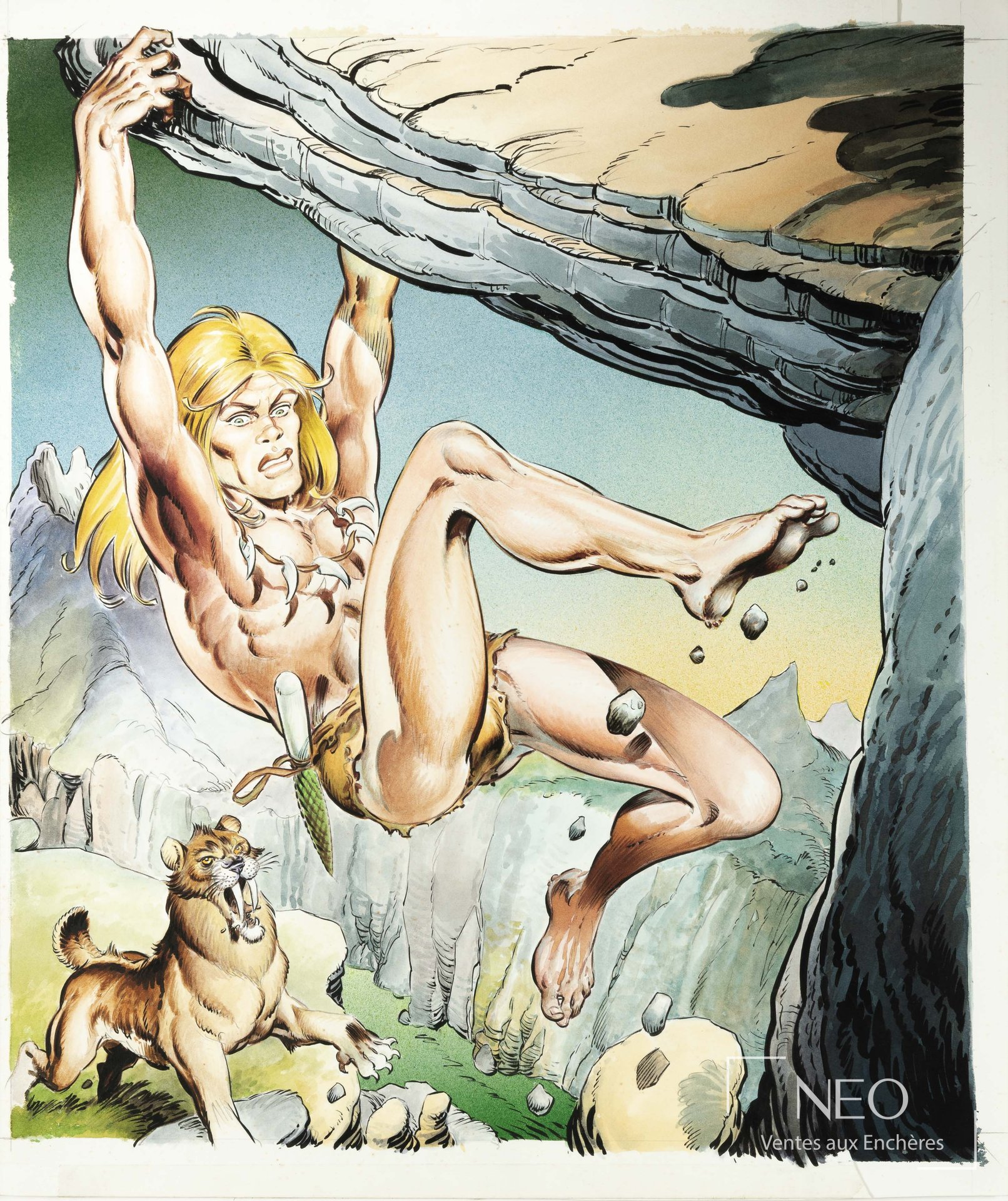 CHERET André et LECUREUX Roger, Rahan, couverture de l’album Tout Rahan 9
