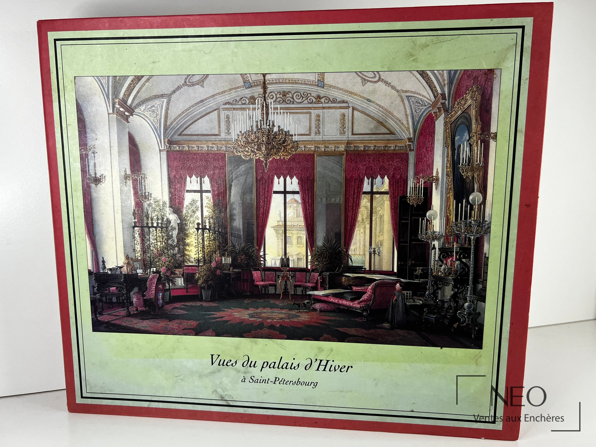 Collectif, Vues du palais d&rsquo;hiver à Saint-Pétersbourg, livre illustré, 1995
