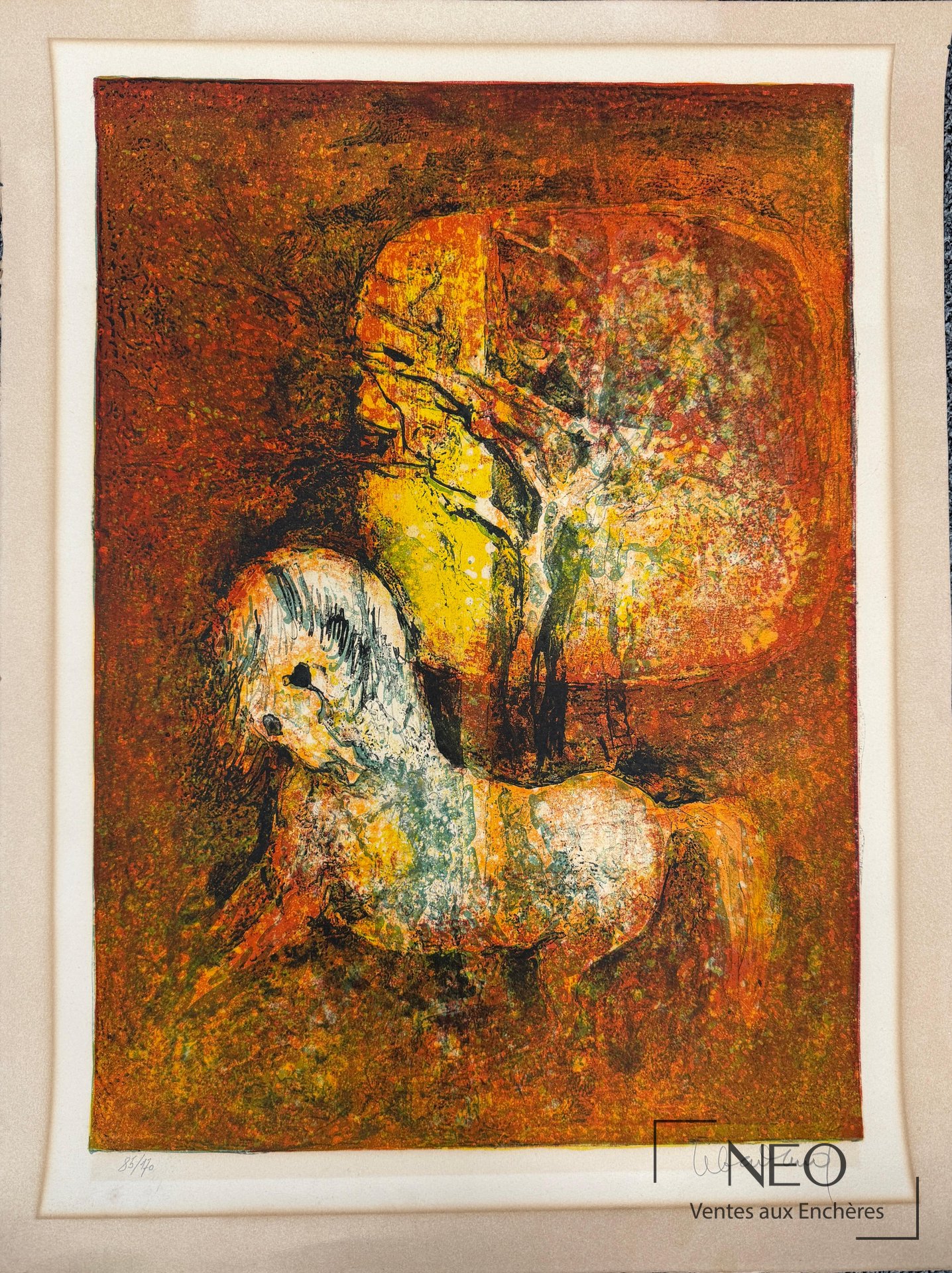Dang Lebadang, deux estampes en couleurs sur papier