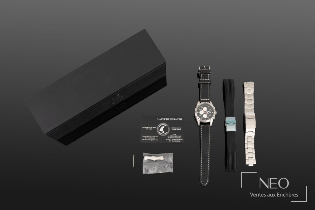 Montre chronographe DCPJ Brigade du Tigre avec boîte