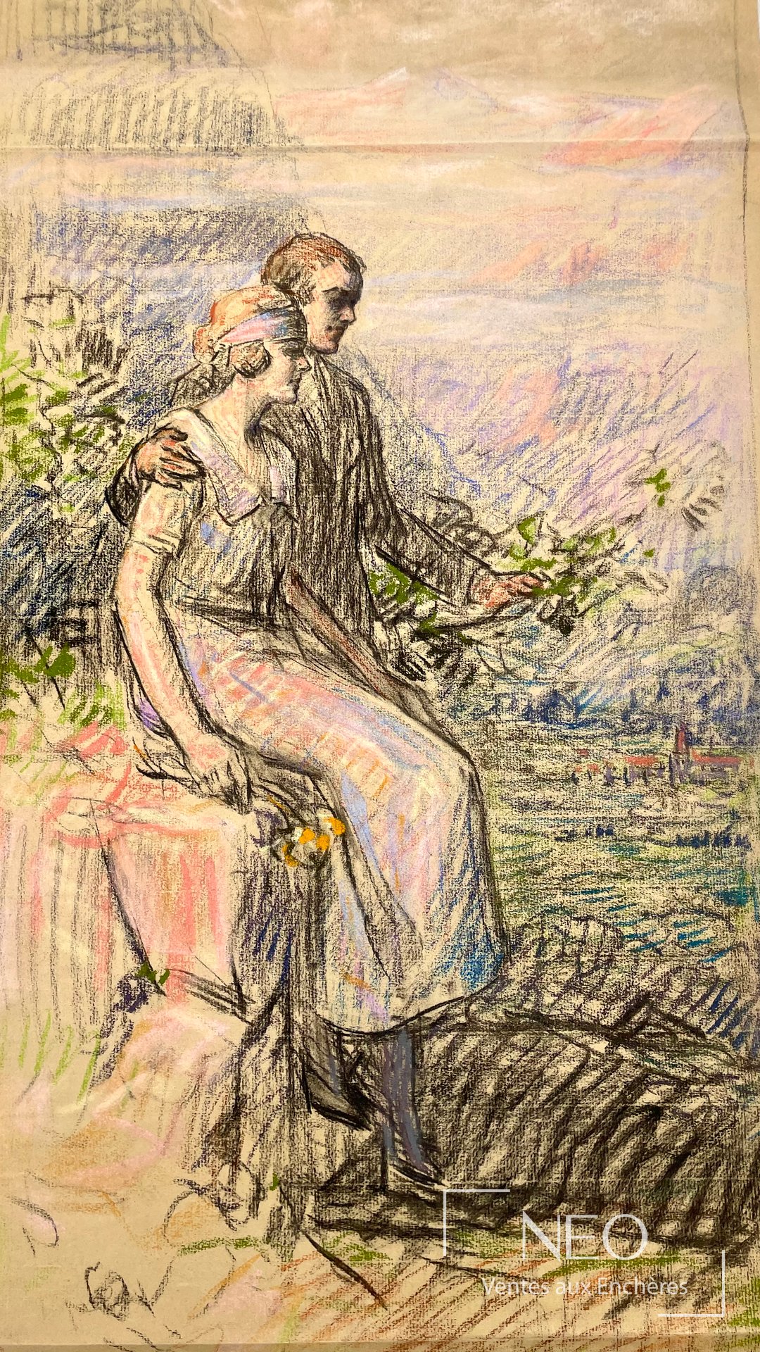 Lot de quatre oeuvres attribuées à Delphin Enjolras