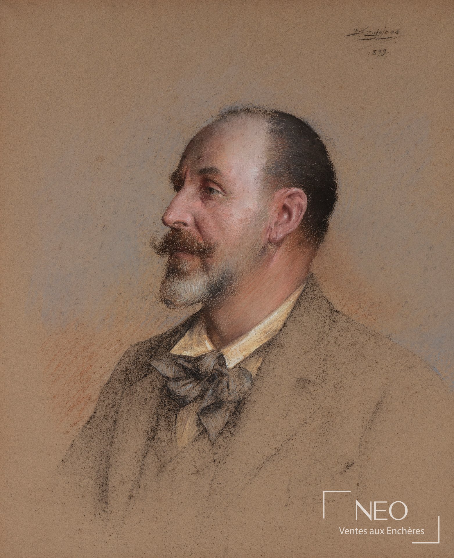 Delphin Enjolras, Portrait de Louis Valayer, 1899