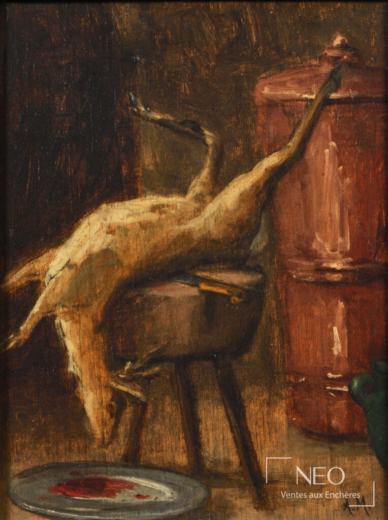 Nature morte aux armes avec gibier