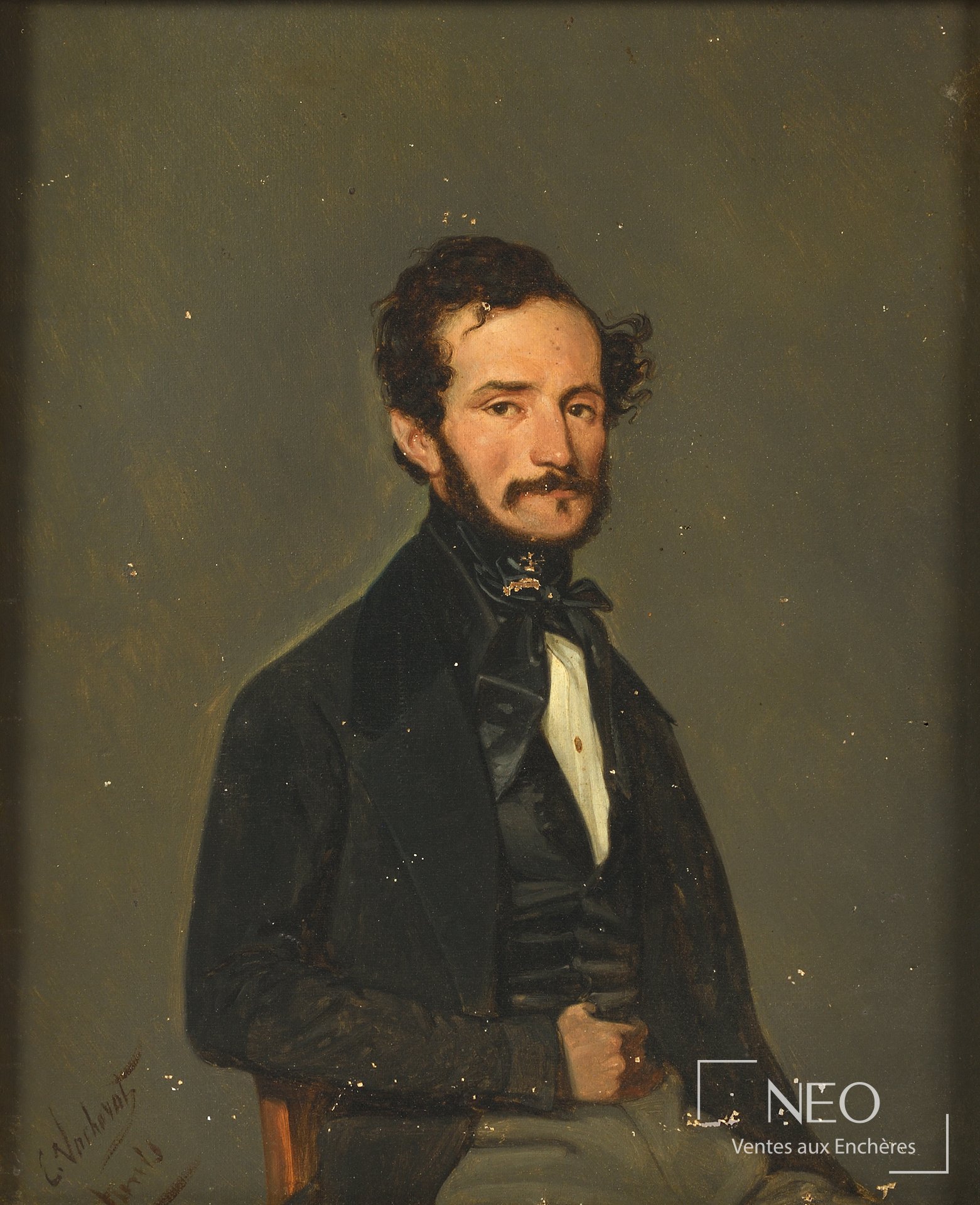 Portrait d'homme à mi-corps