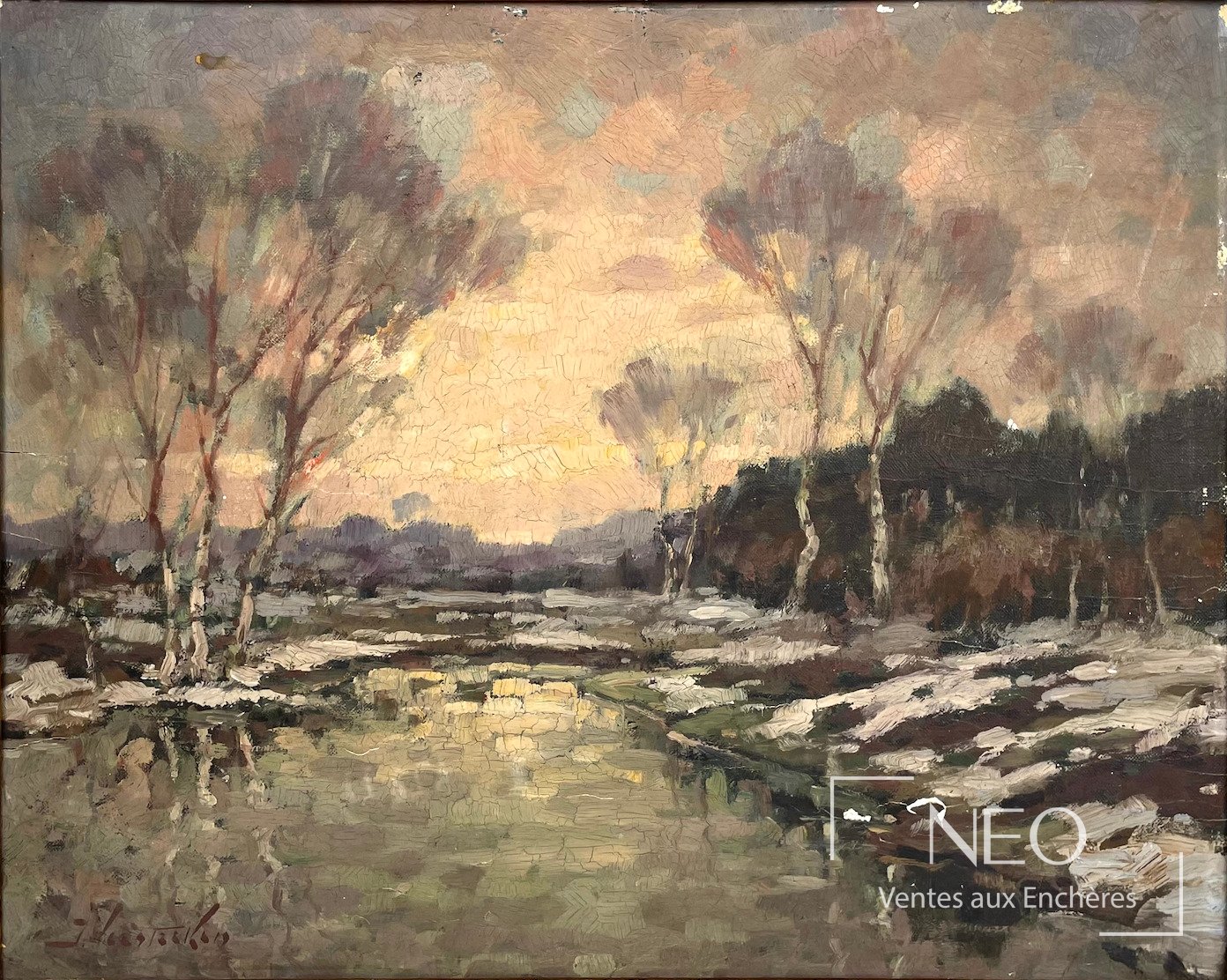 Vue d'ensemble d'un paysage au bord d'un lac