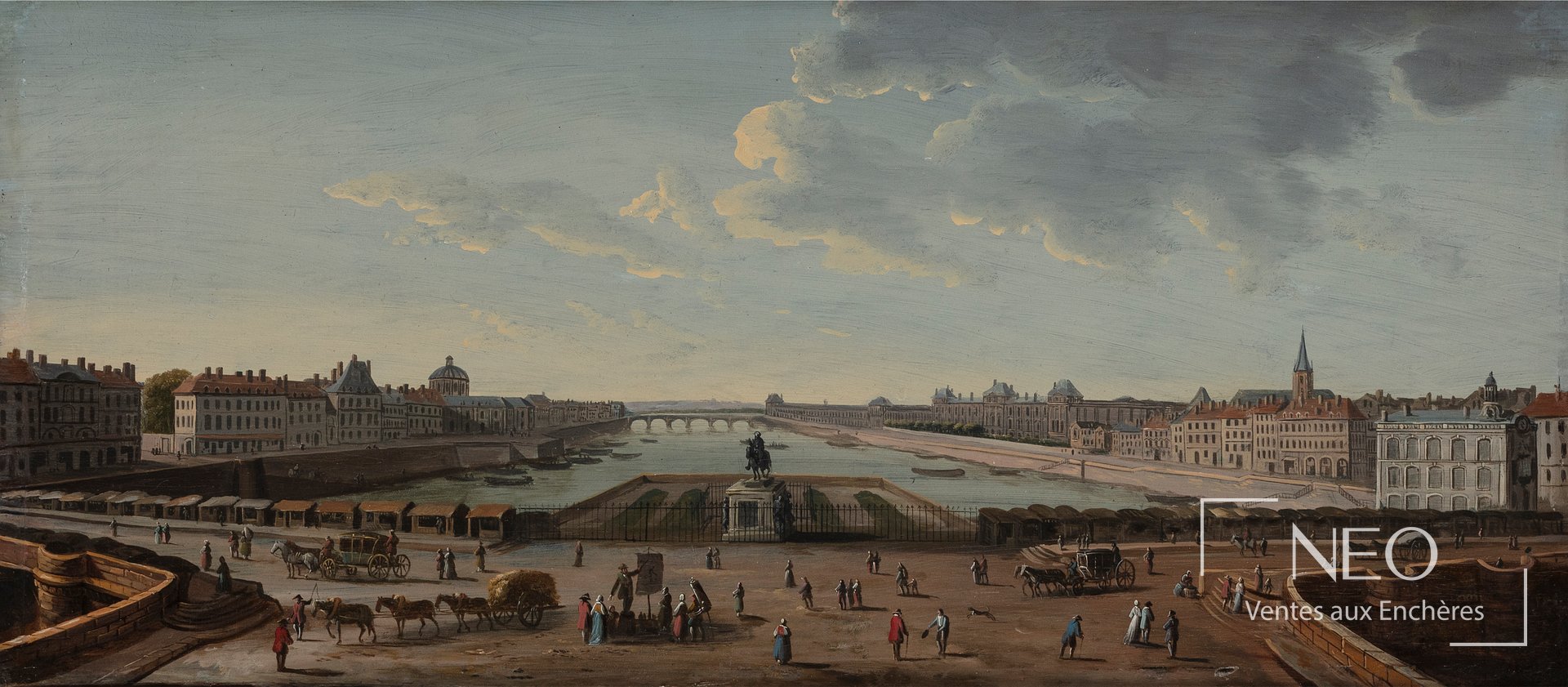Vue de Paris avec le Pont Neuf