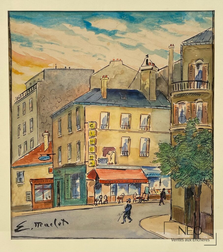 Vue de l'œuvre de Paris par Elisée Maclet