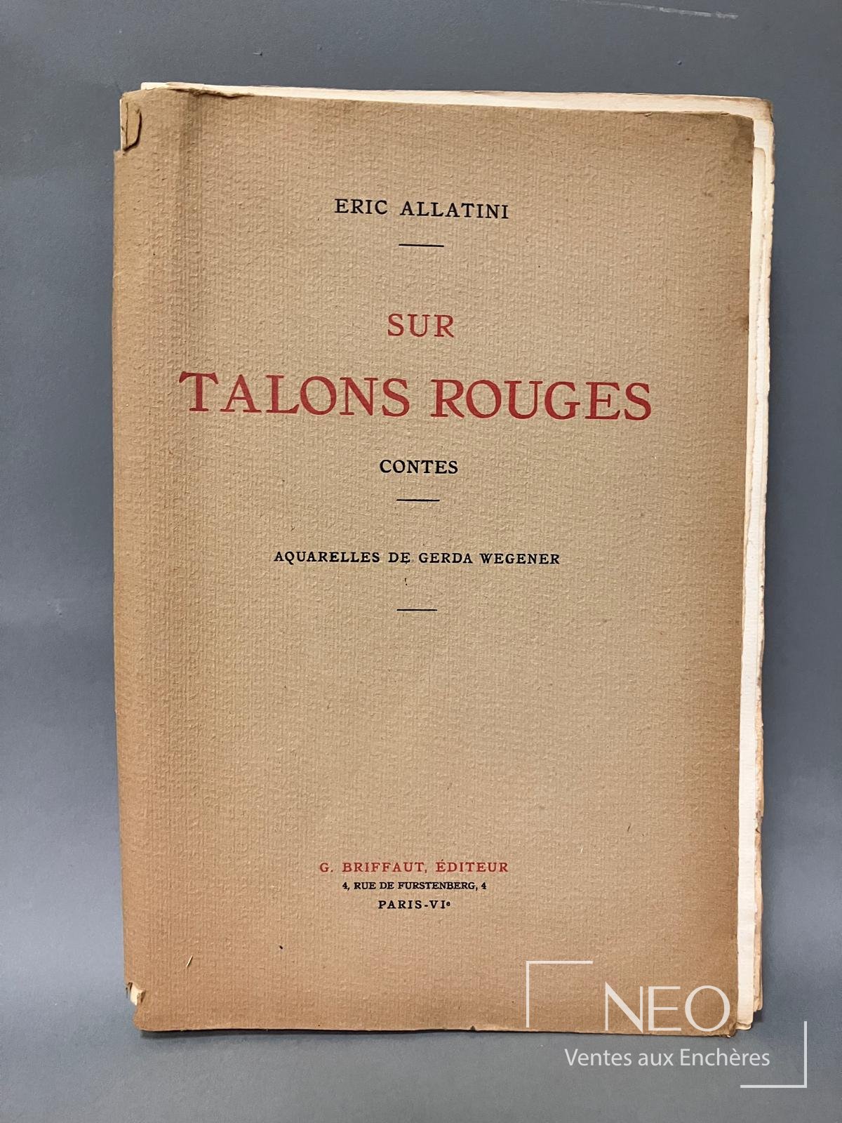 Éric Allatini Sur talons rouges, contes illustrés par Gerda Wegener