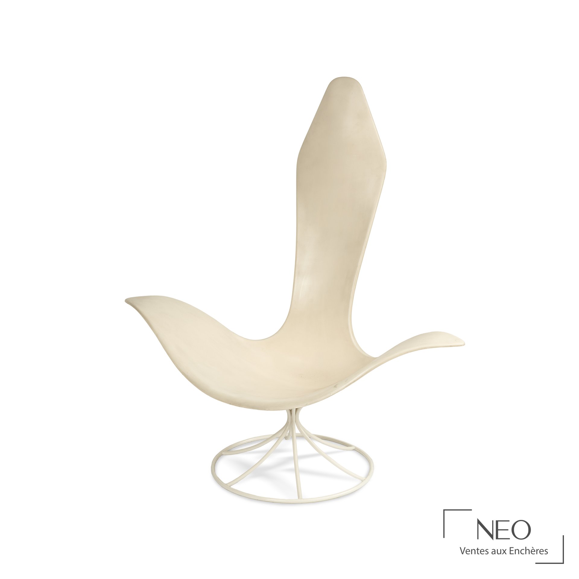 Estelle et Erwin Laverne, fauteuil Tulipe, 1968