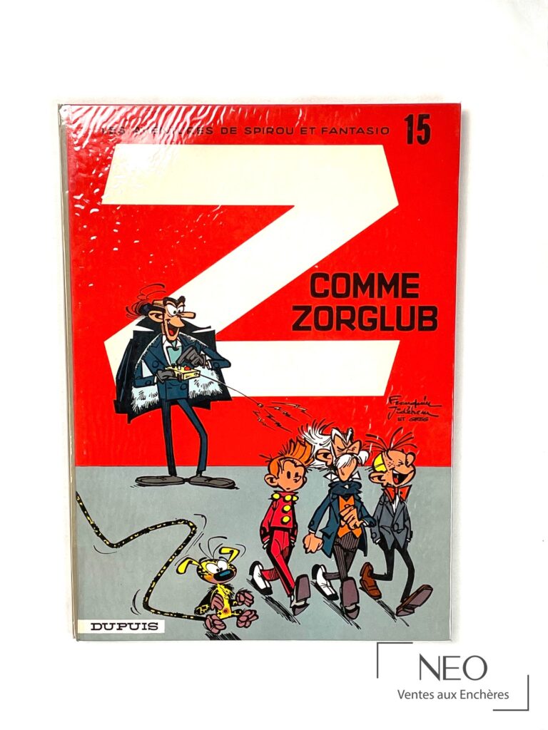 Couverture rouge de Spirou et Fantasio