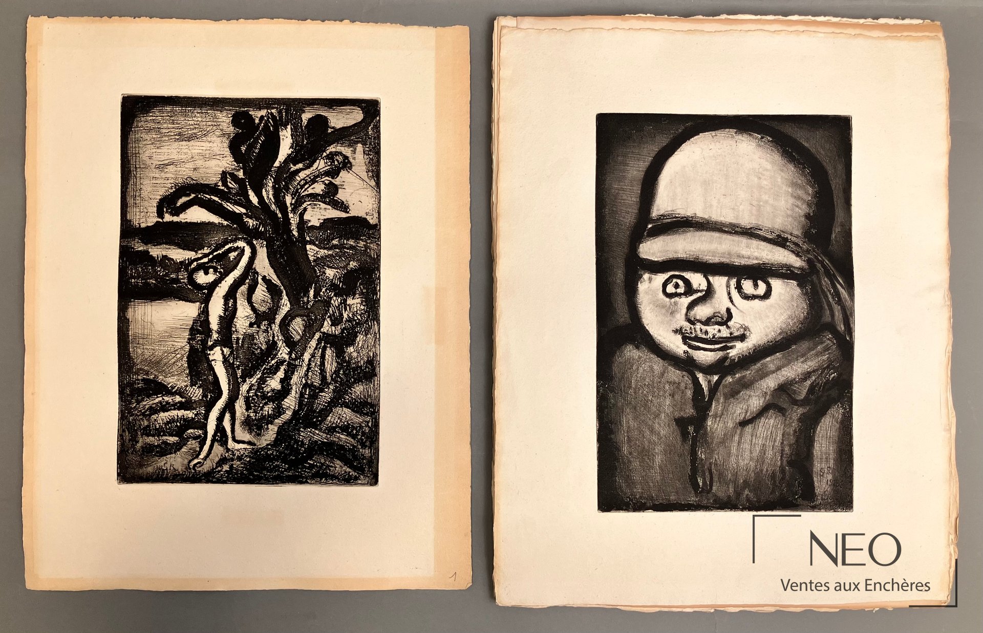 Georges Rouault, Réincarnations du Père Ubu, série de 22 planches, 1932