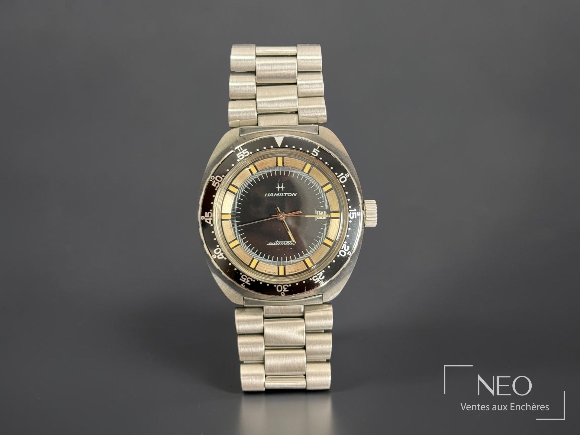 Montre Hamilton Pan Europ en acier