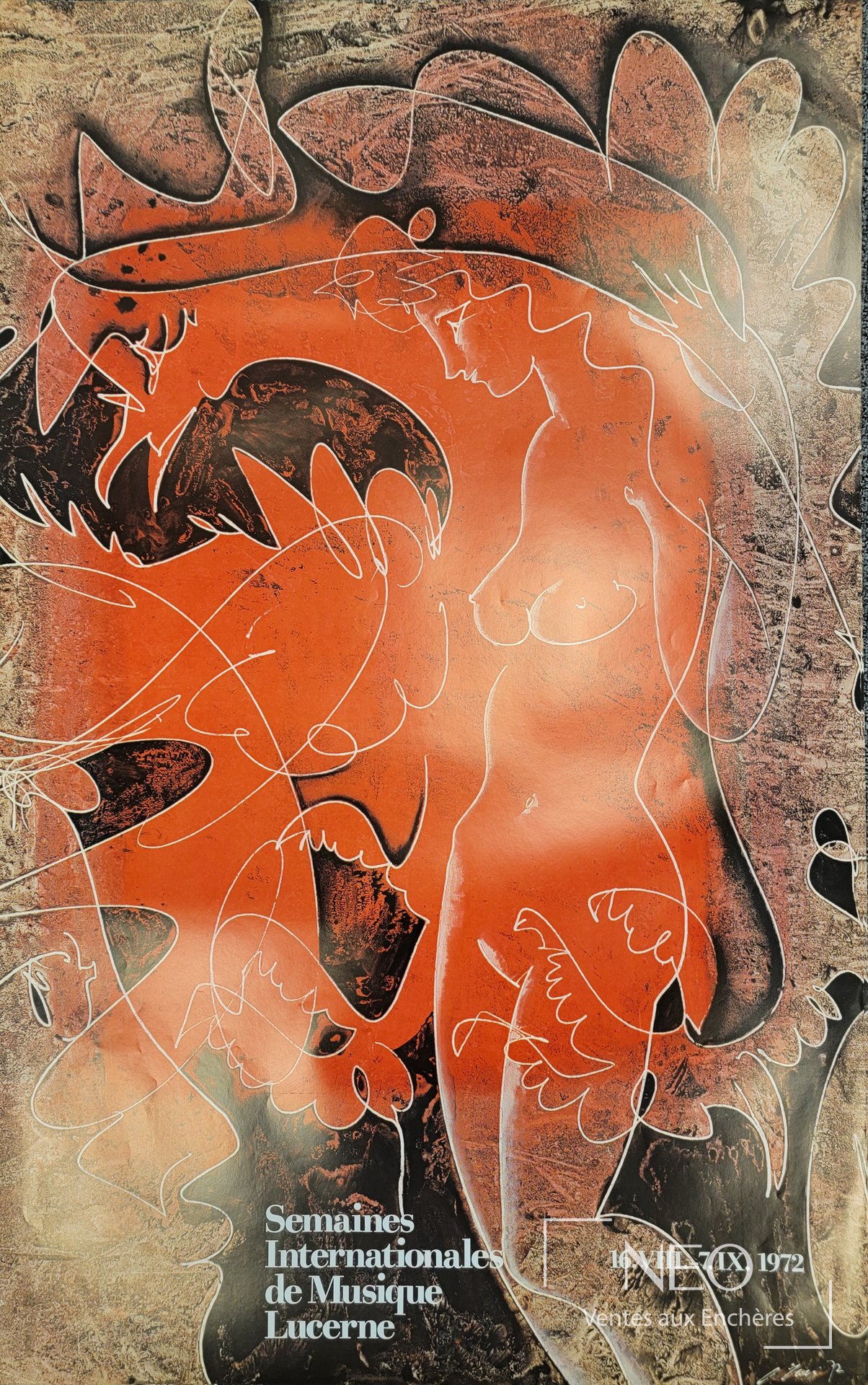 Affiche Hans Erni en couleurs