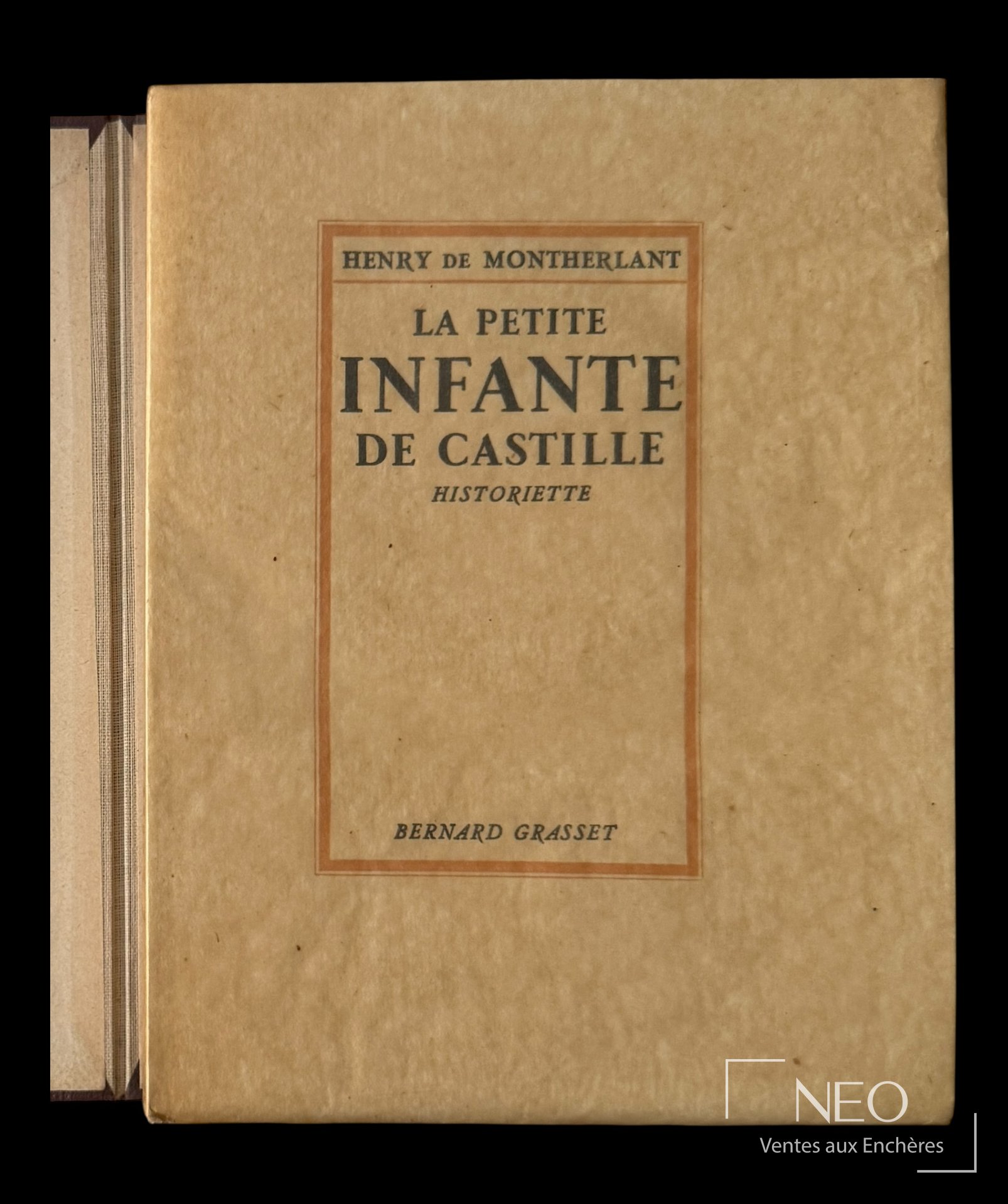 Couverture beige de La Petite infante de Castille