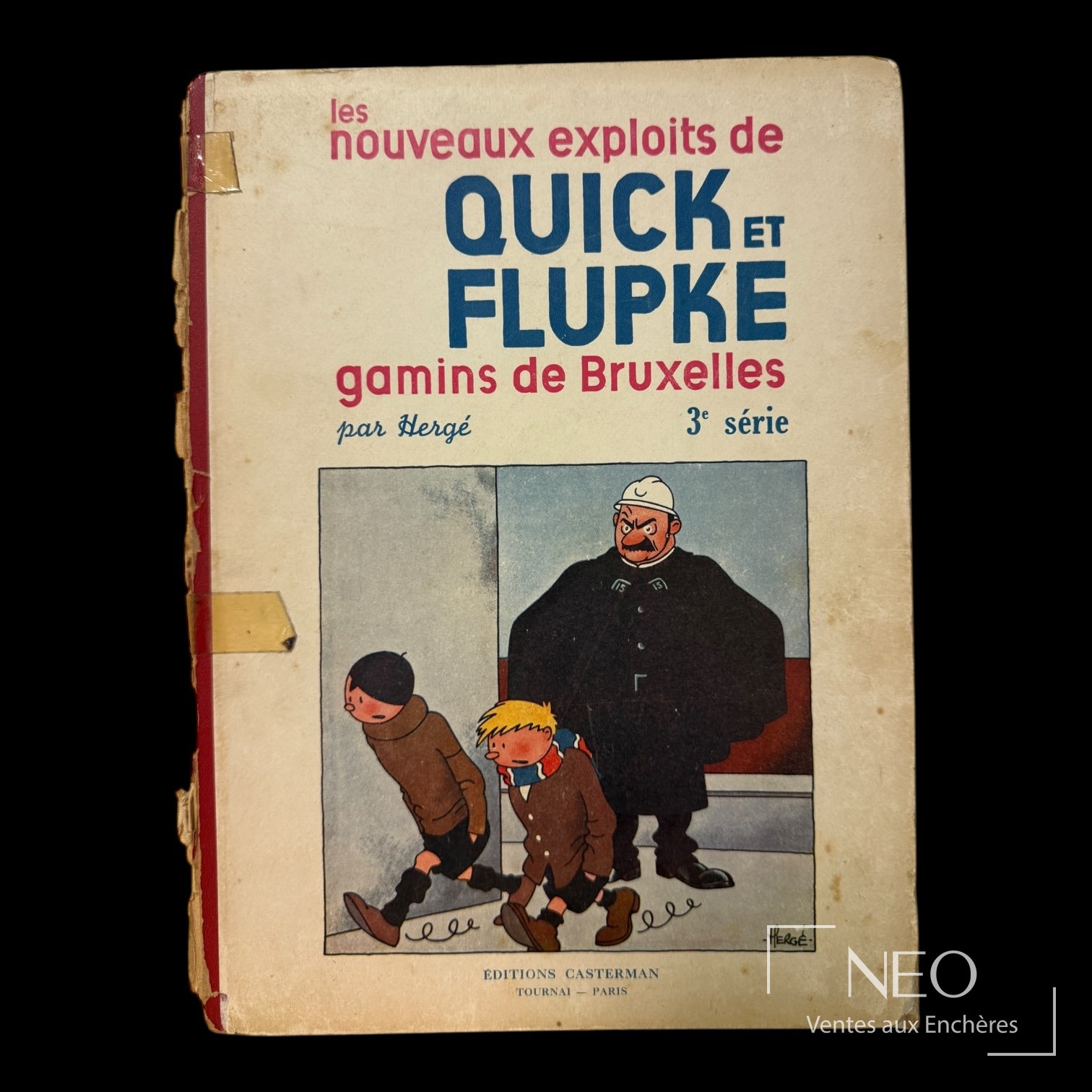 Hergé Quick et Flupke, 3e série, album de 1940