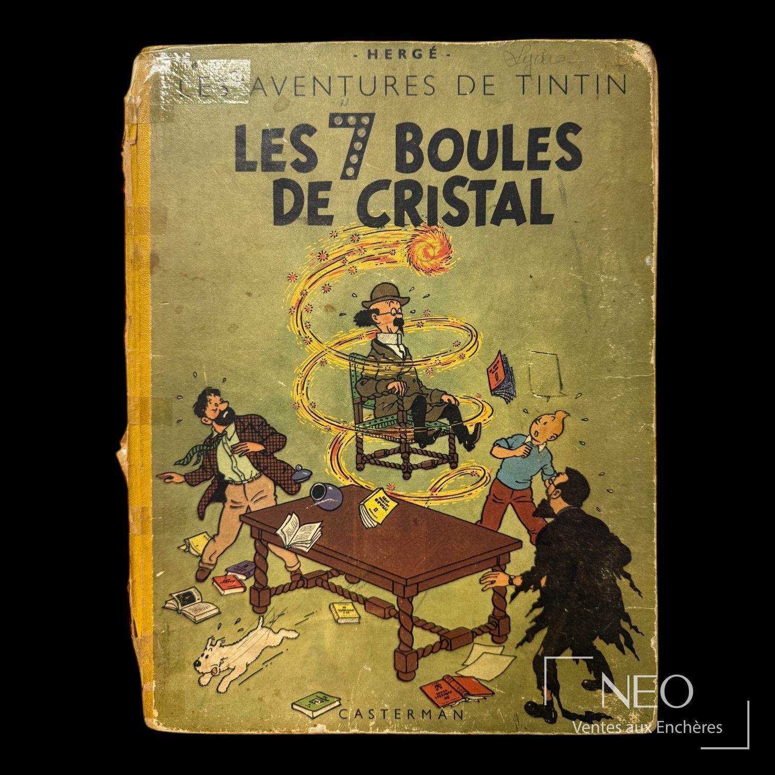 Hergé Tintin Les 7 boules de cristal édition originale