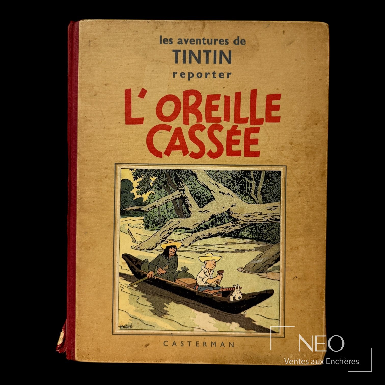 HERGÉ Tintin L’Oreille Cassée, album de 1938