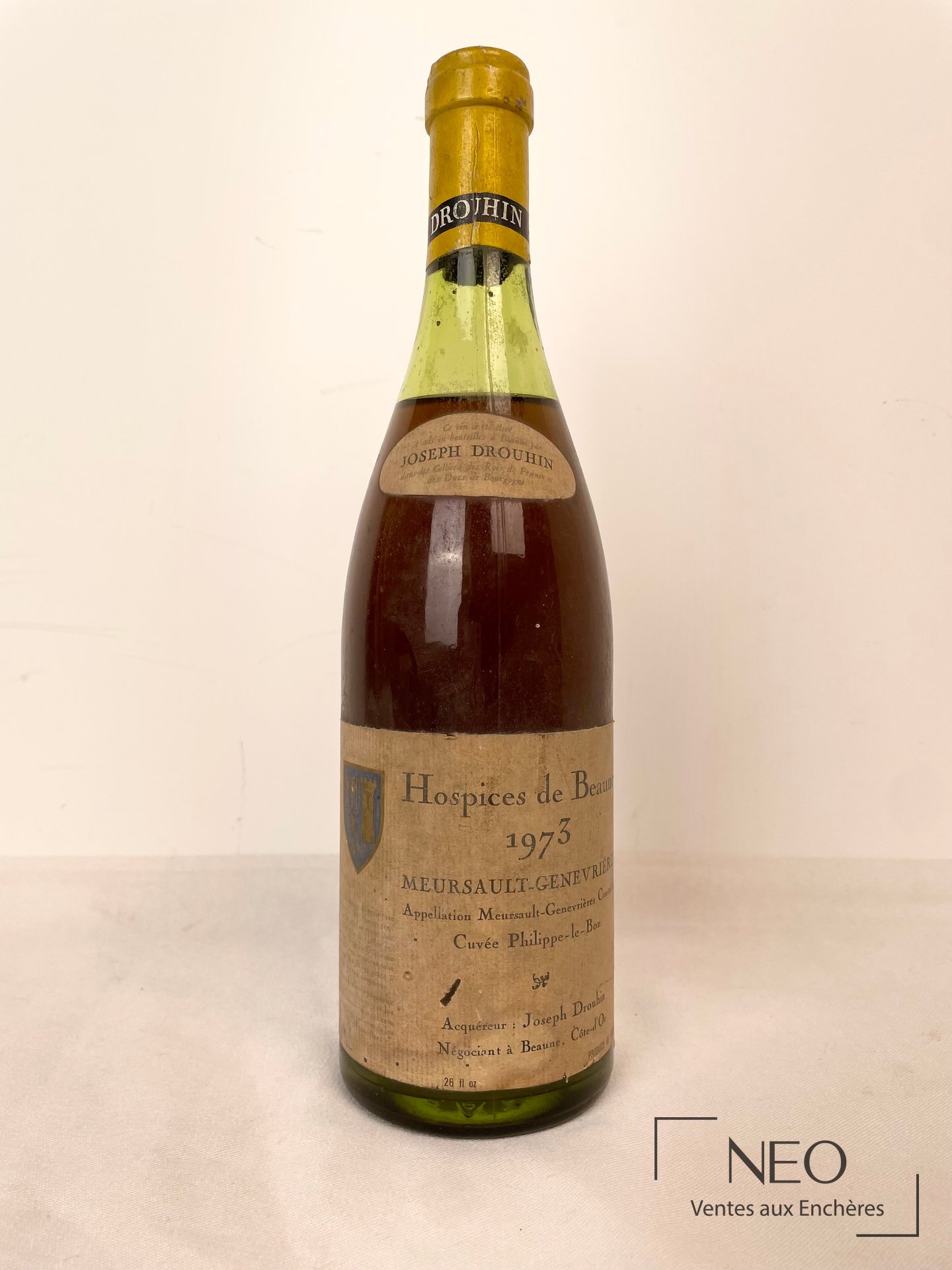 Hospices de Beaune Meursault-Genevrières 1973, cuvée Philippe-le-Bon
