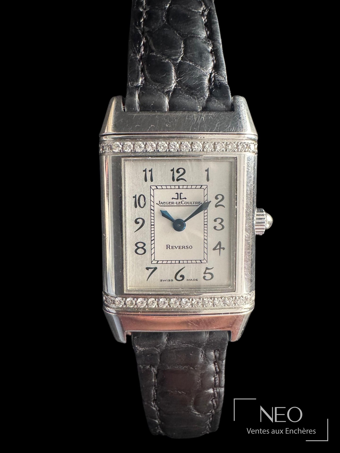 Jaeger-LeCoultre Reverso Lady Florale Référence 265806, montre de dame en acier