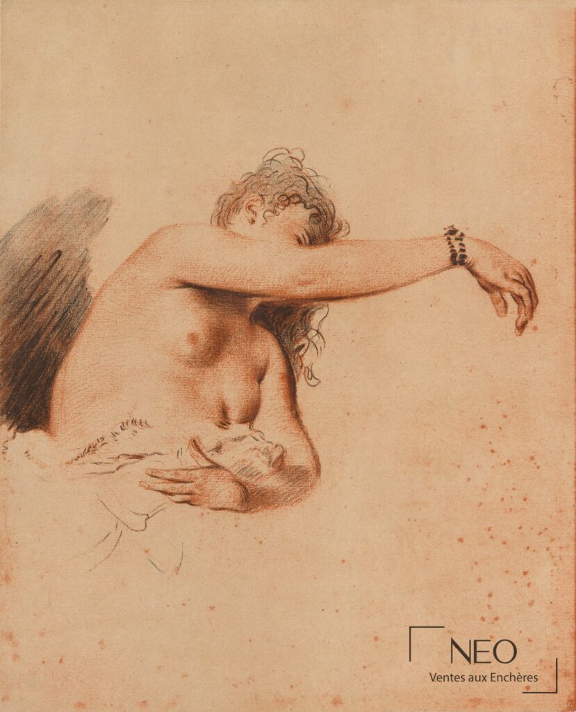 Nu féminin d'après Jean-Antoine Watteau