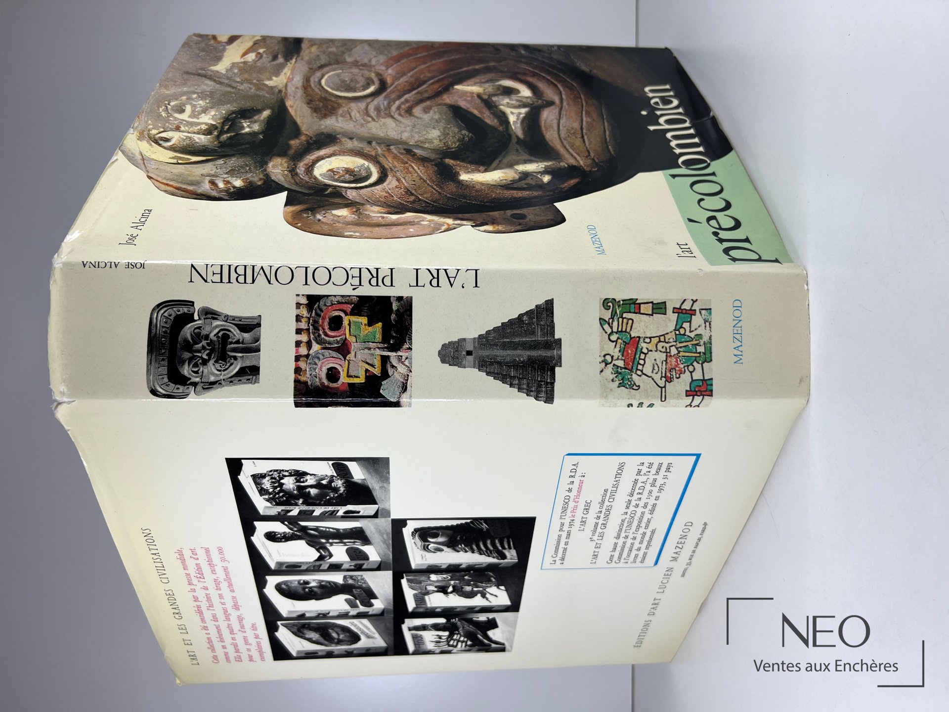 José Alcina, L’art précolombien, édition Mazenod, 1978