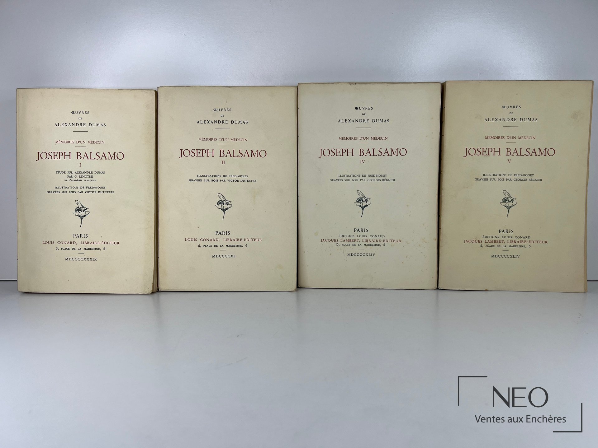 Joseph Balsamo, Mémoires d’un médecin, ensemble broché, 1939-1944