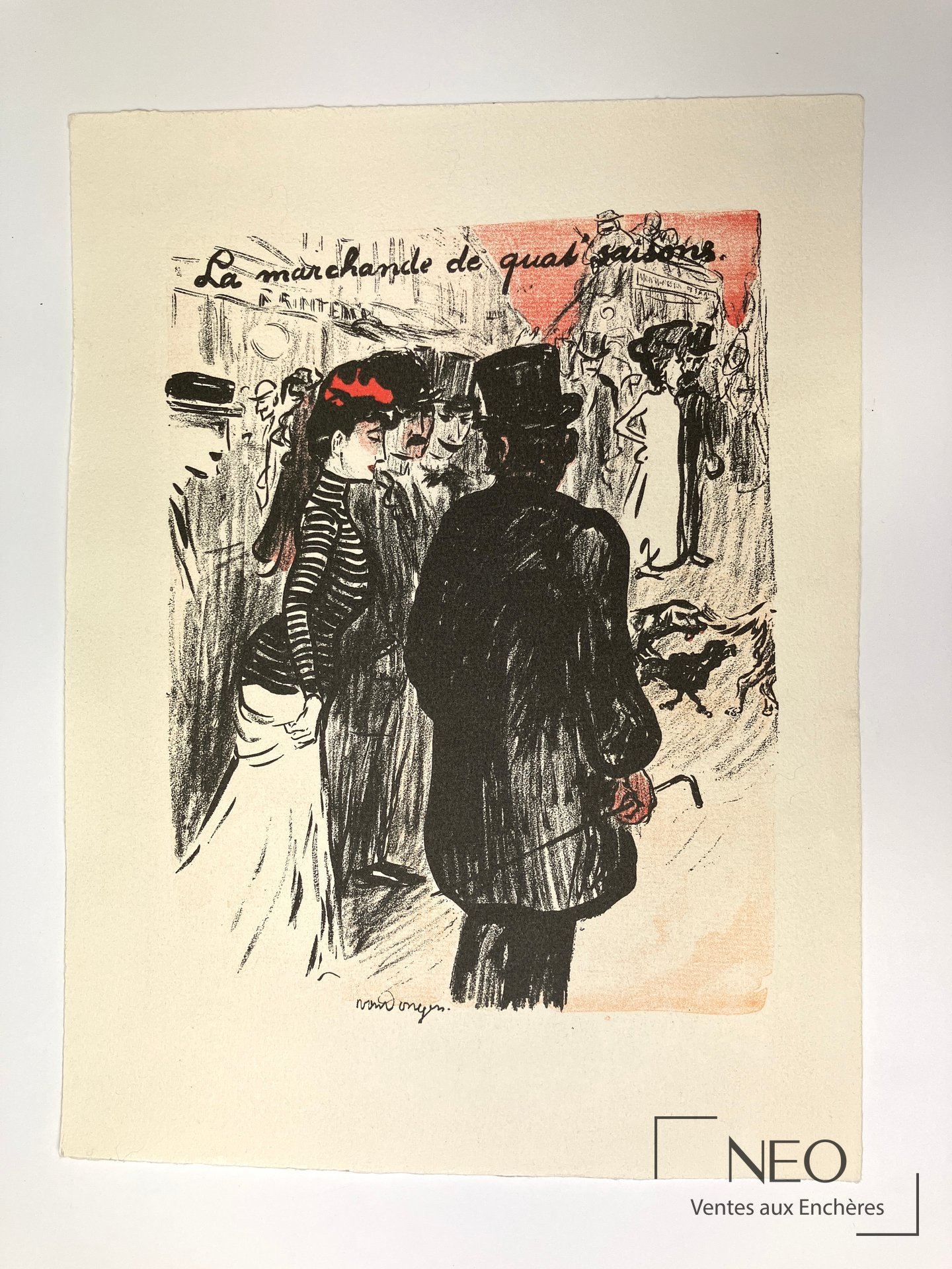 D&rsquo;après Kees VAN DONGEN, ensemble de lithographies en couleurs